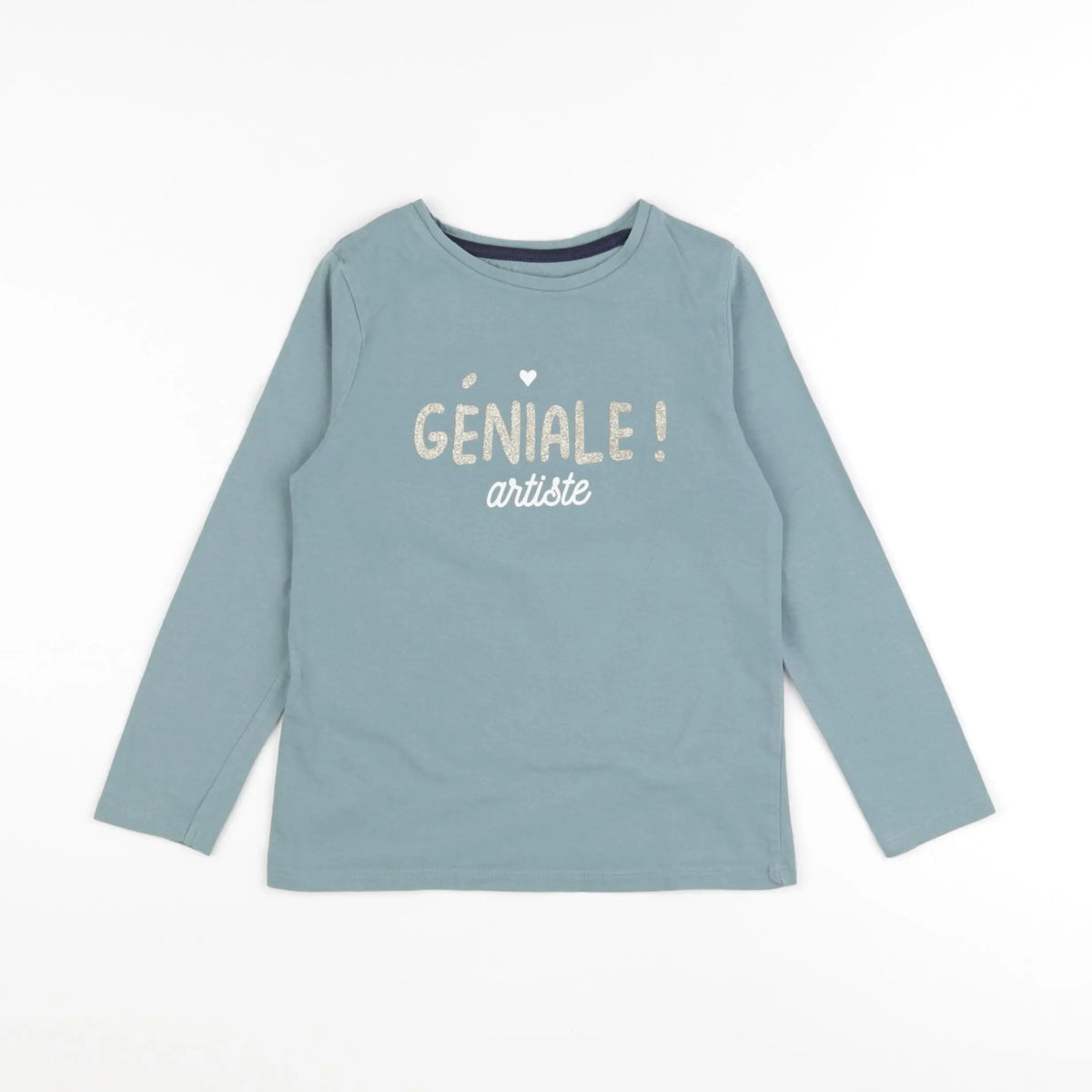 Vertbaudet - tee-shirt bleu - 6 ans