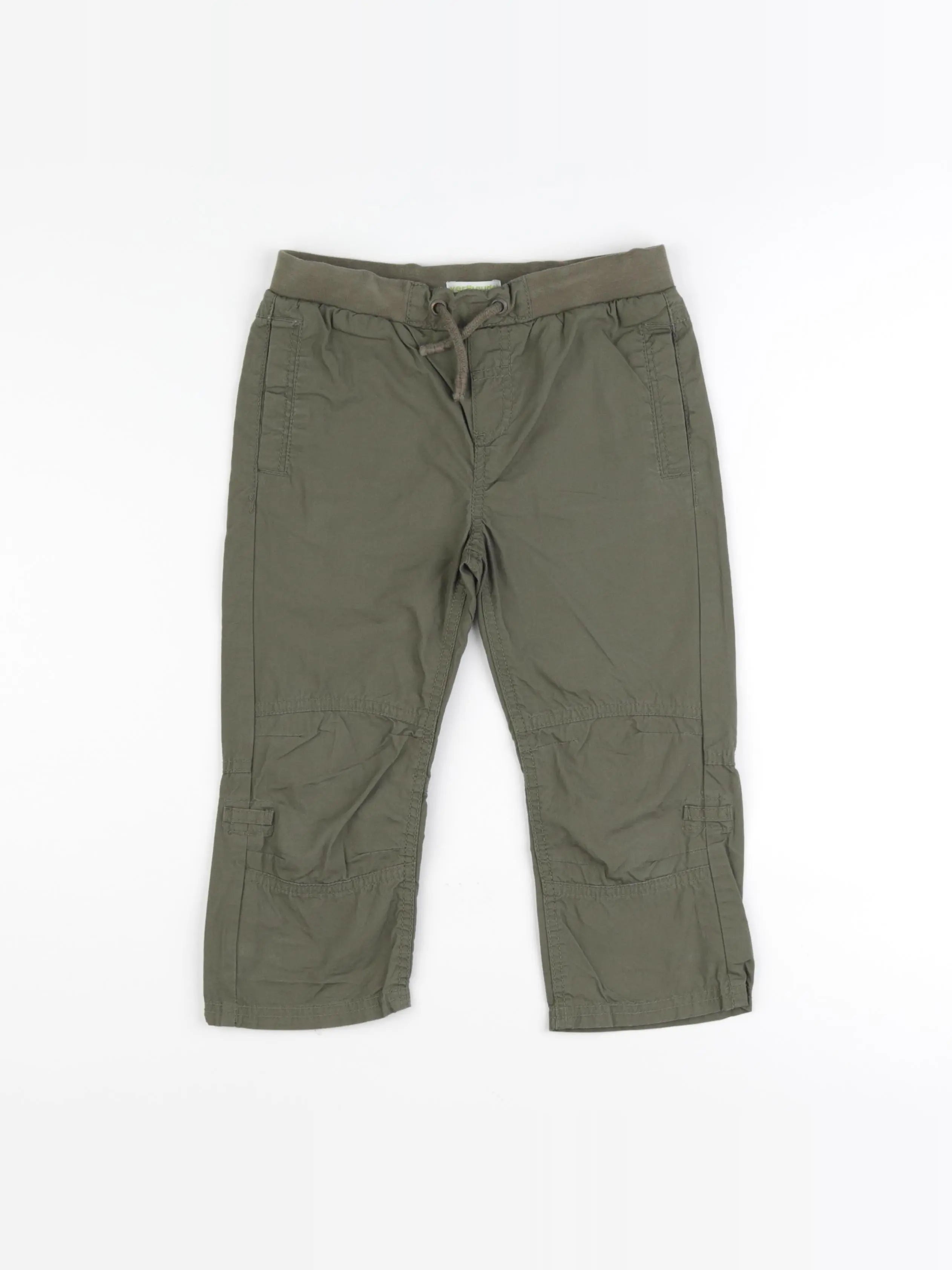 Vertbaudet - pantacourt vert - 7 ans