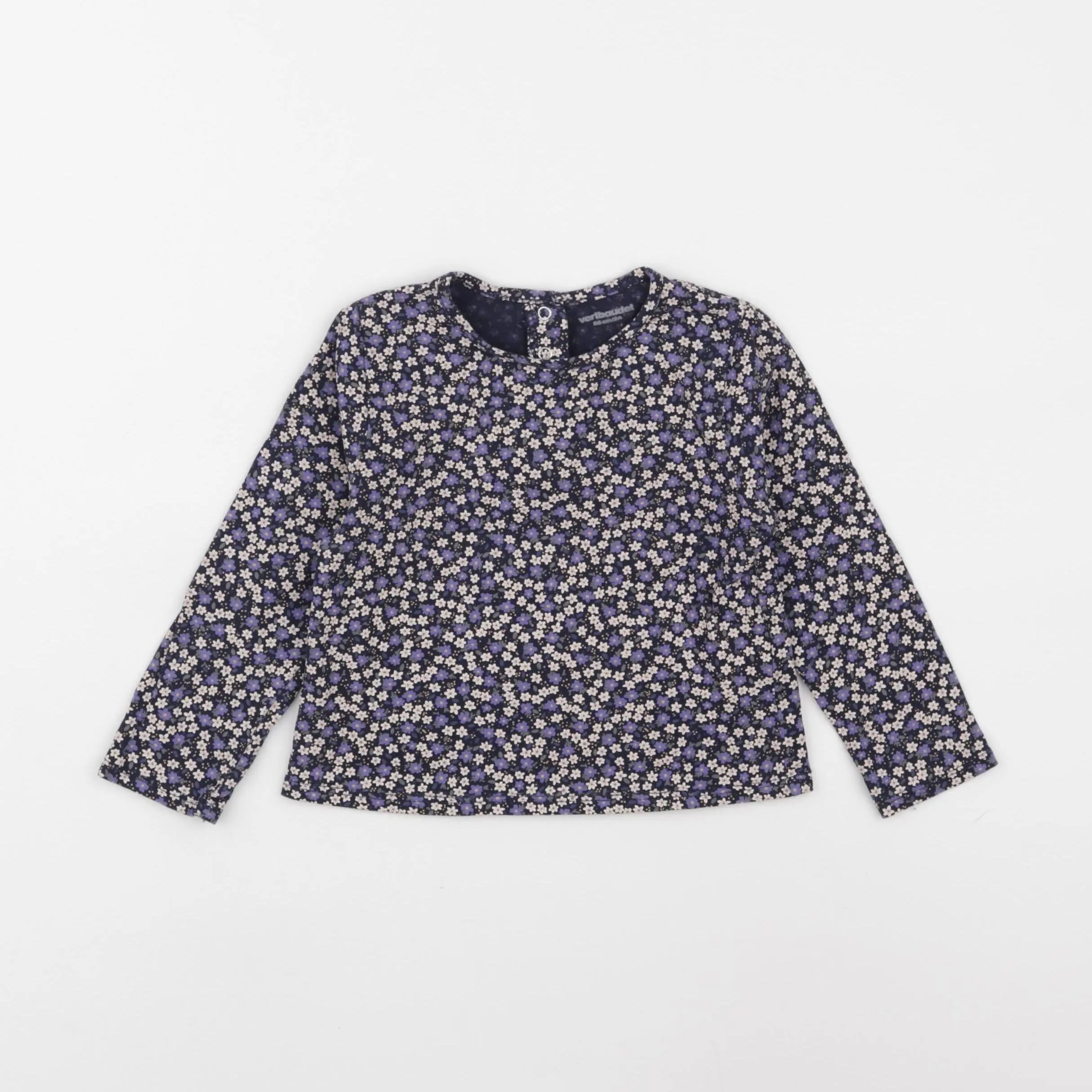 Vertbaudet - tee-shirt bleu - 2 ans