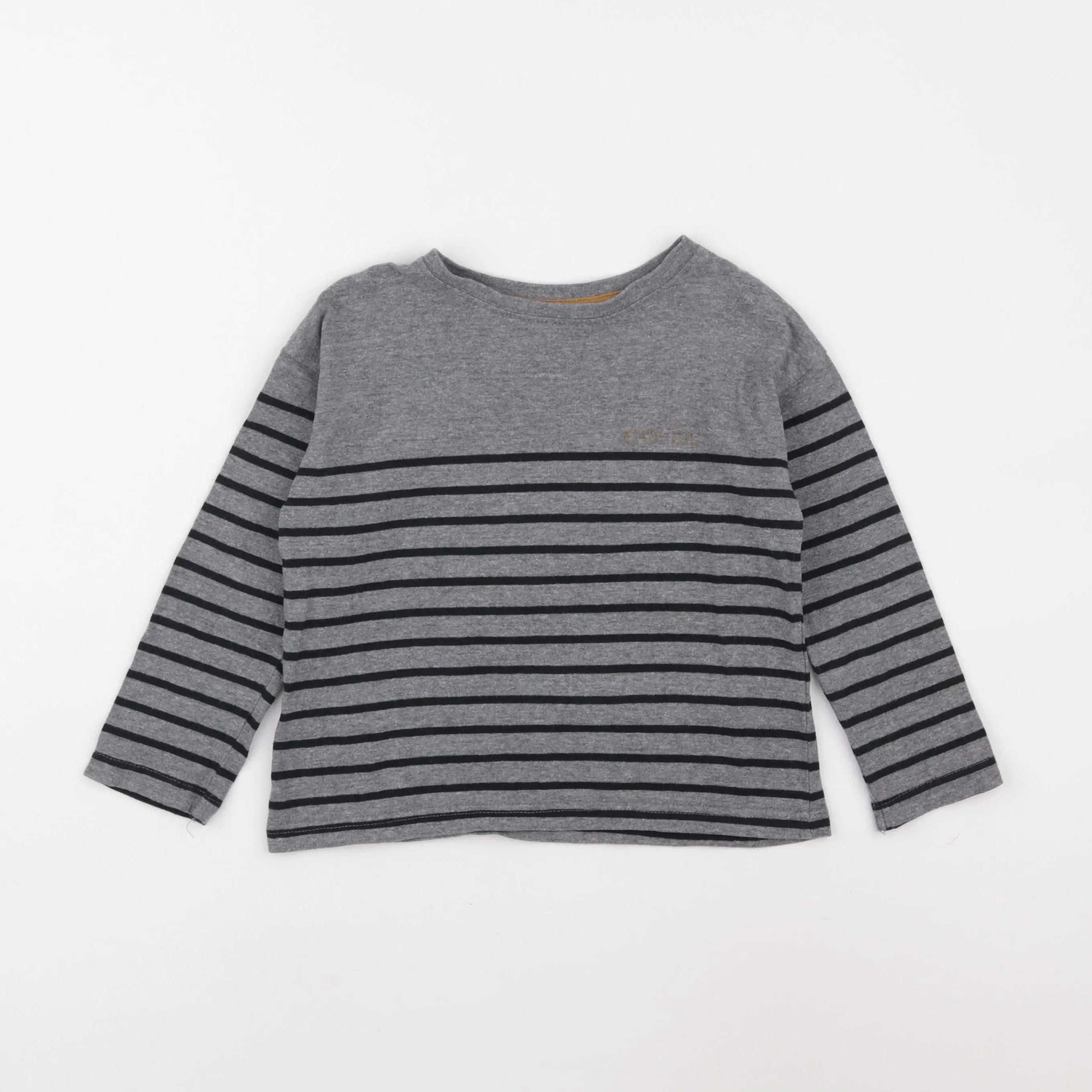 Vertbaudet - tee-shirt gris - 5 ans