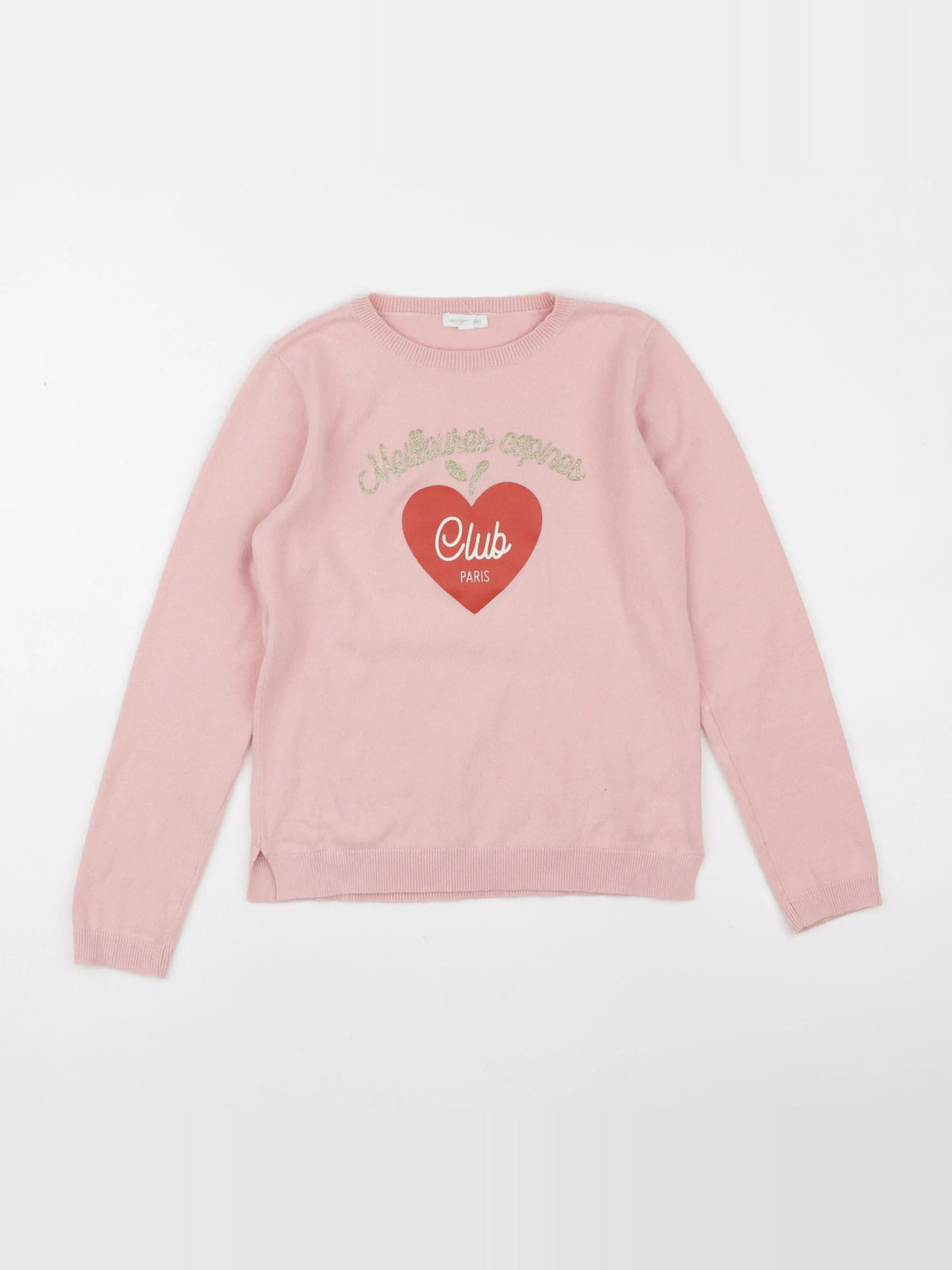 Vertbaudet - pull rose - 10 ans