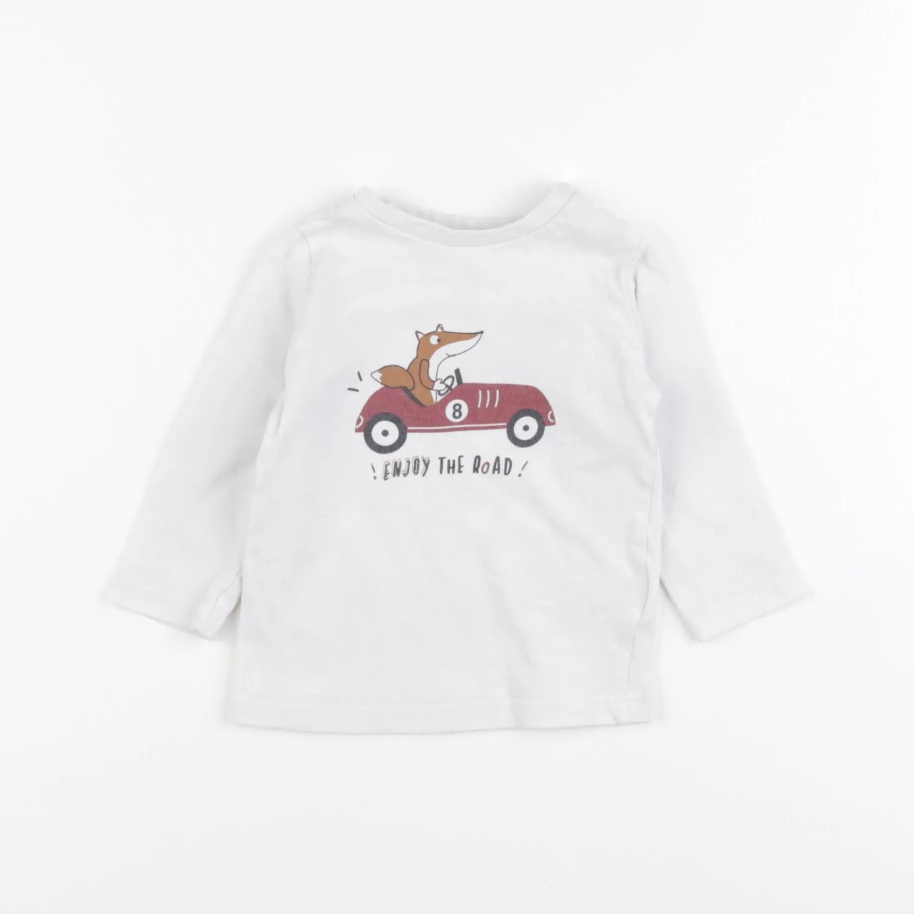 Vertbaudet - tee-shirt blanc - 12 mois