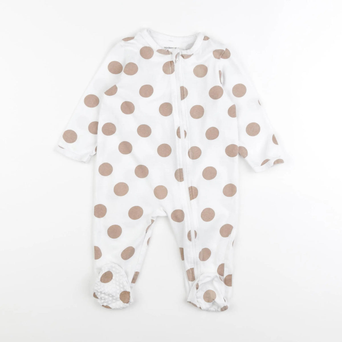 Vertbaudet - pyjama coton blanc - 12 mois