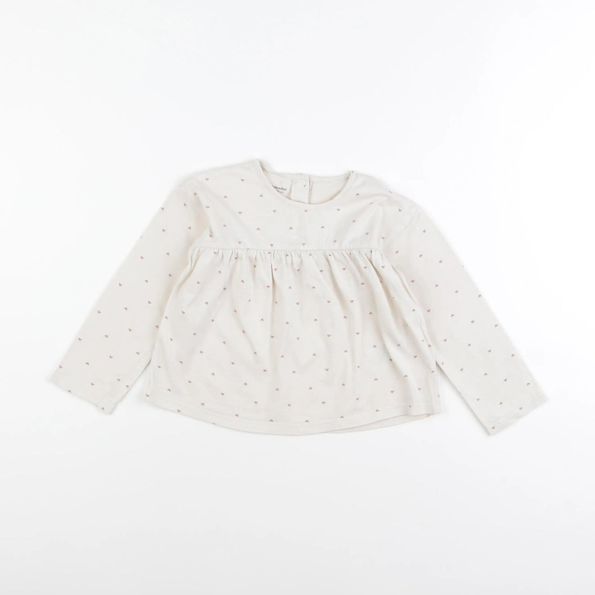 Vertbaudet - tee-shirt beige - 24 mois