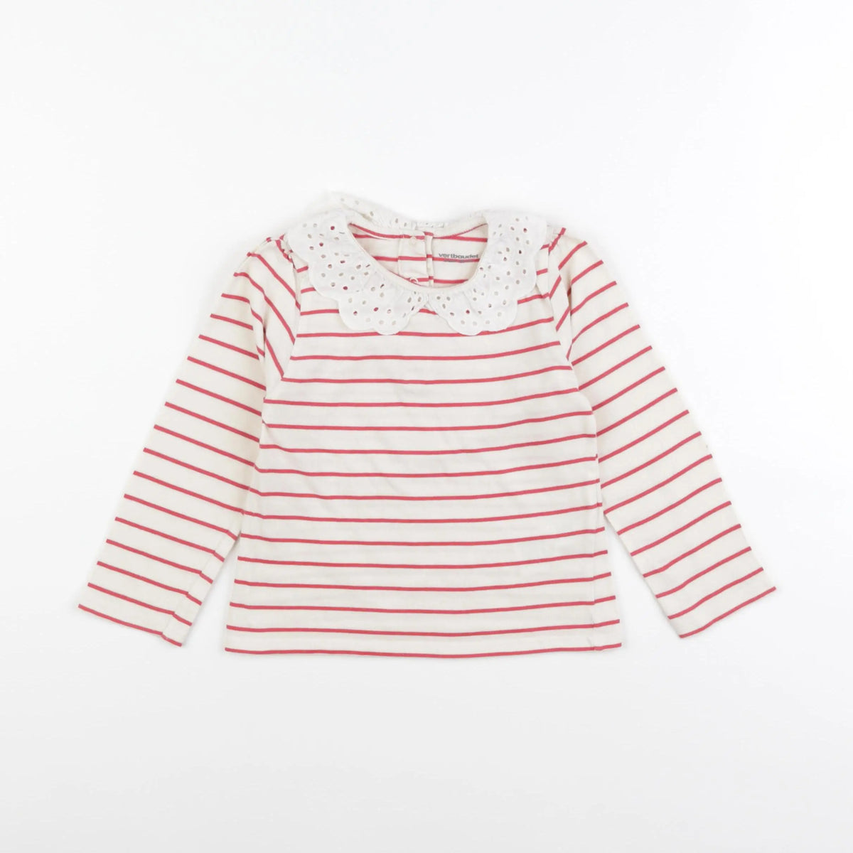 Vertbaudet - tee-shirt rouge - 24 mois