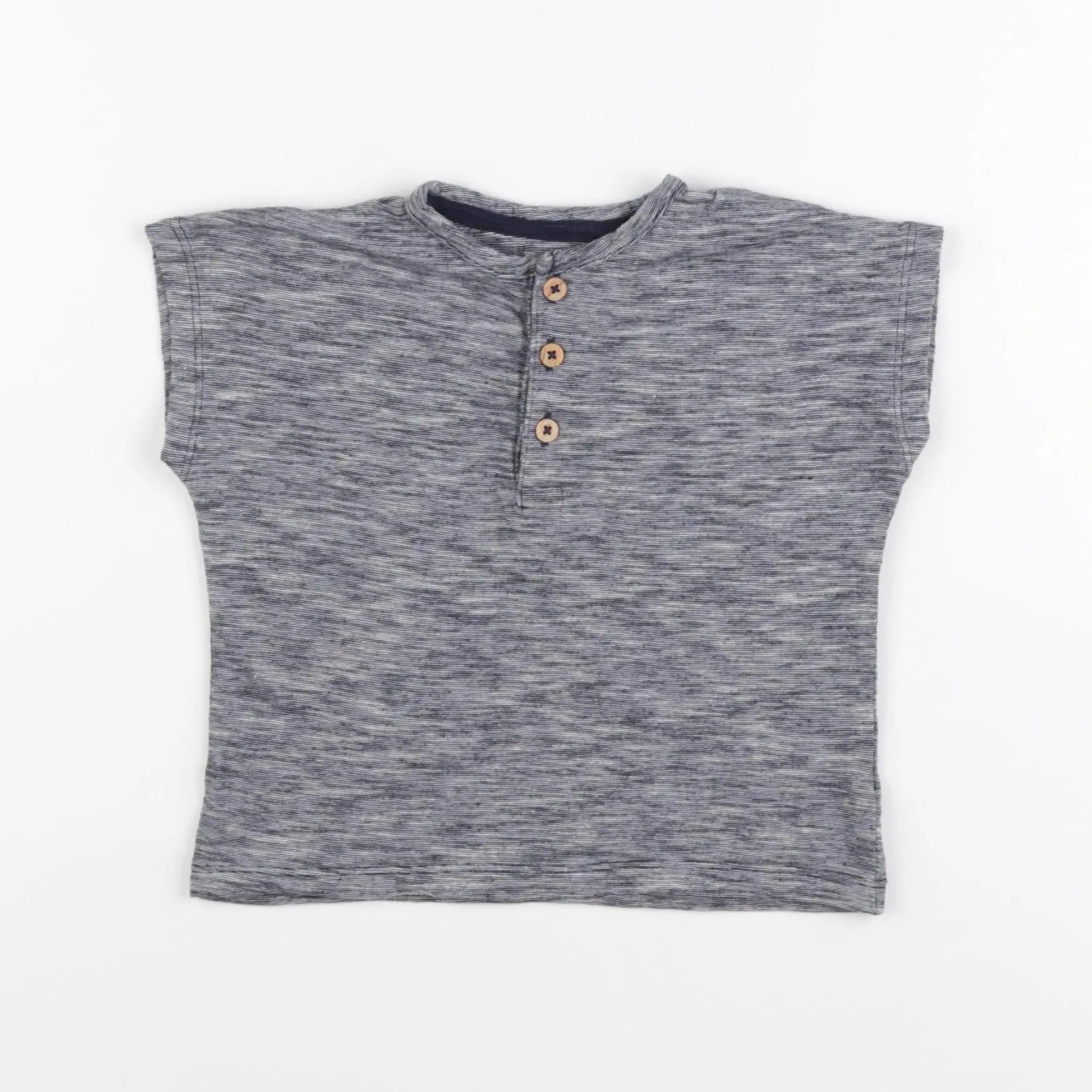 Vertbaudet - tee-shirt bleu - 24 mois