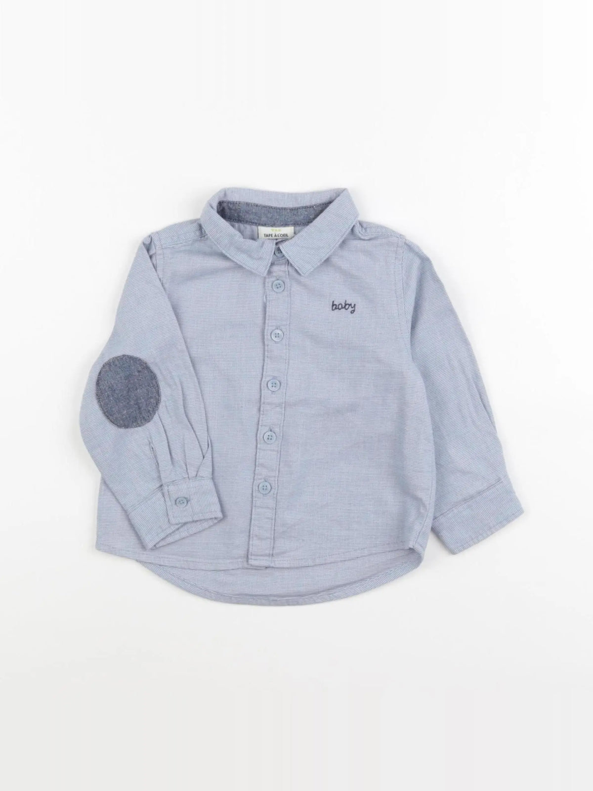 Tape à l'oeil - chemise bleu - 18 mois