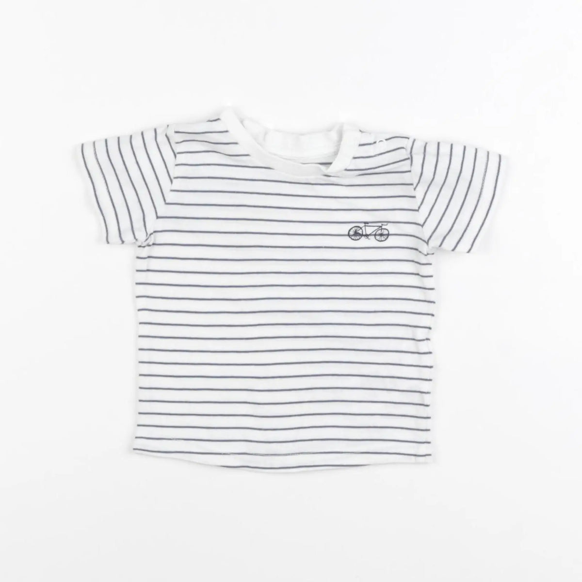 Vertbaudet - tee-shirt bleu - 3 mois
