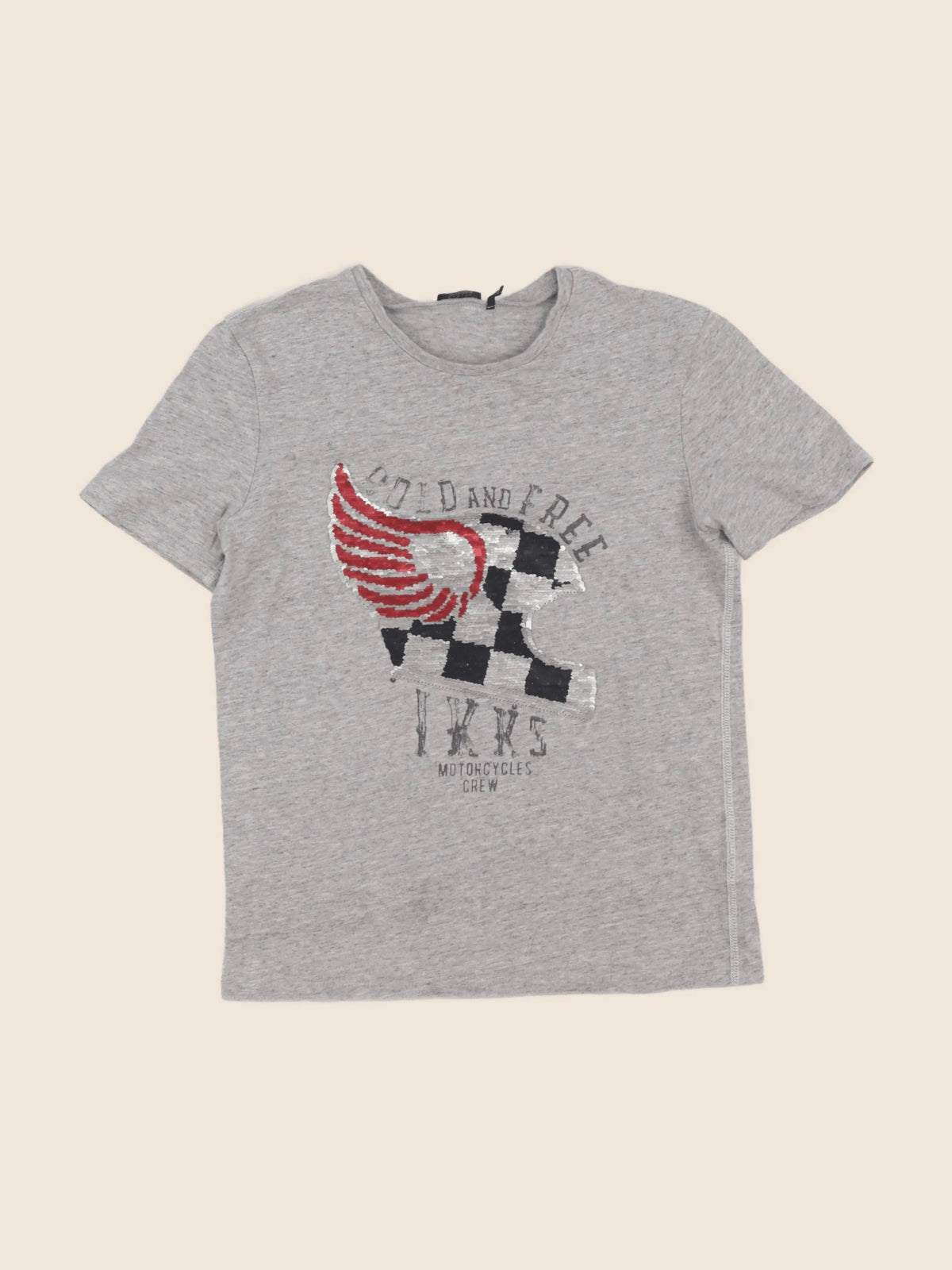 IKKS - tee-shirt gris - 12 ans