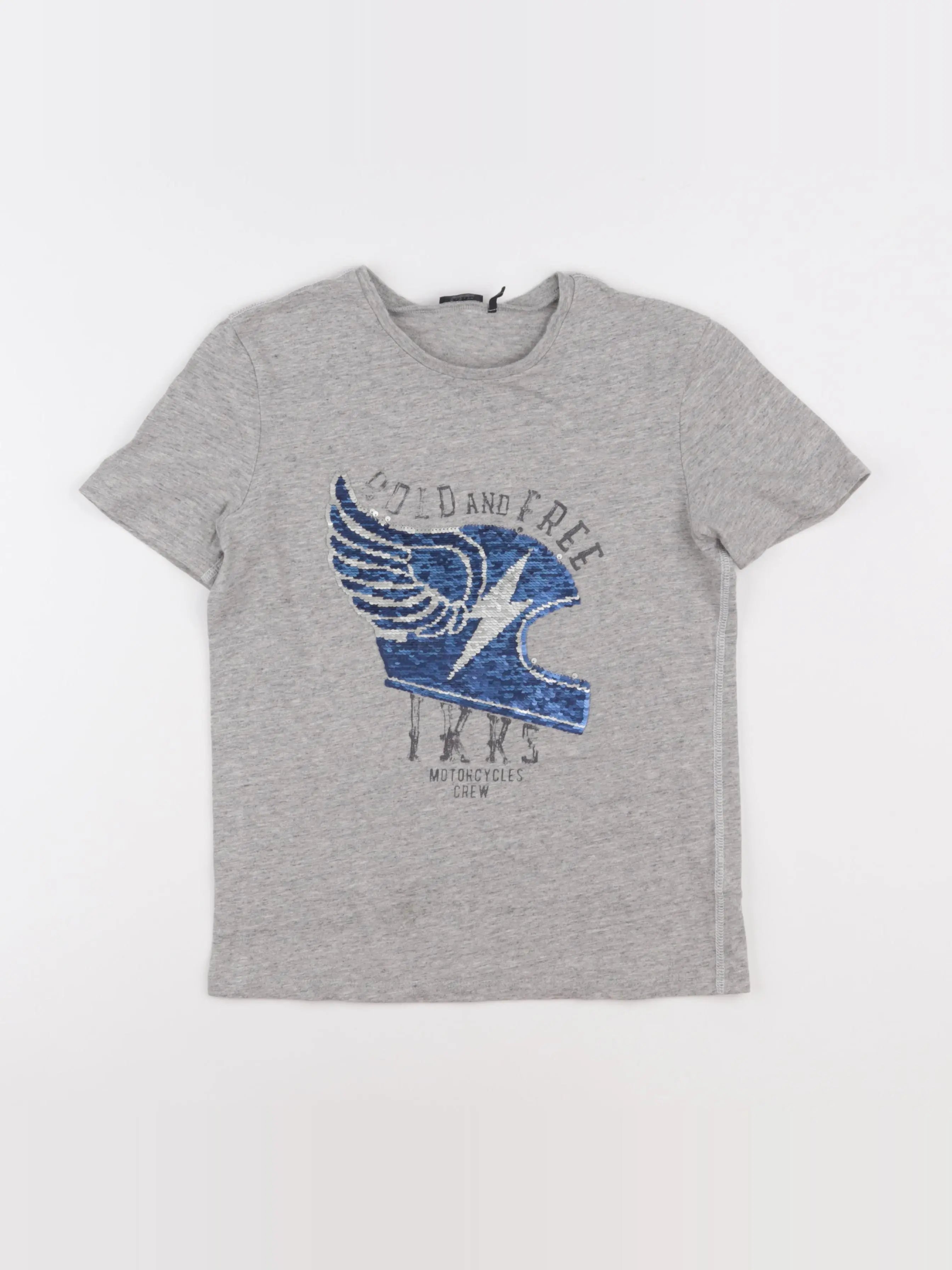 IKKS - tee-shirt gris - 12 ans