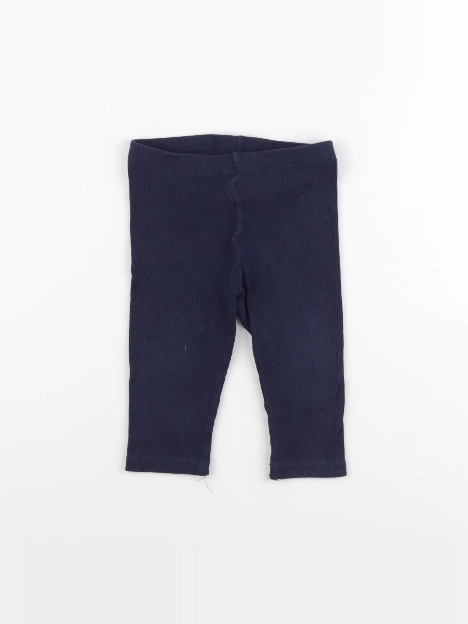H&M - legging bleu - 6/9 mois