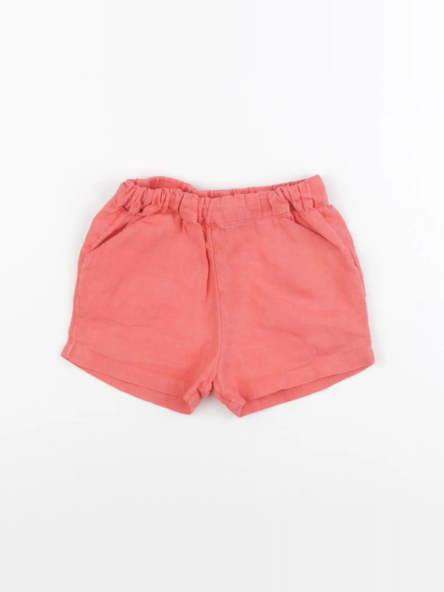 Petit Bateau - short rouge - 12 mois