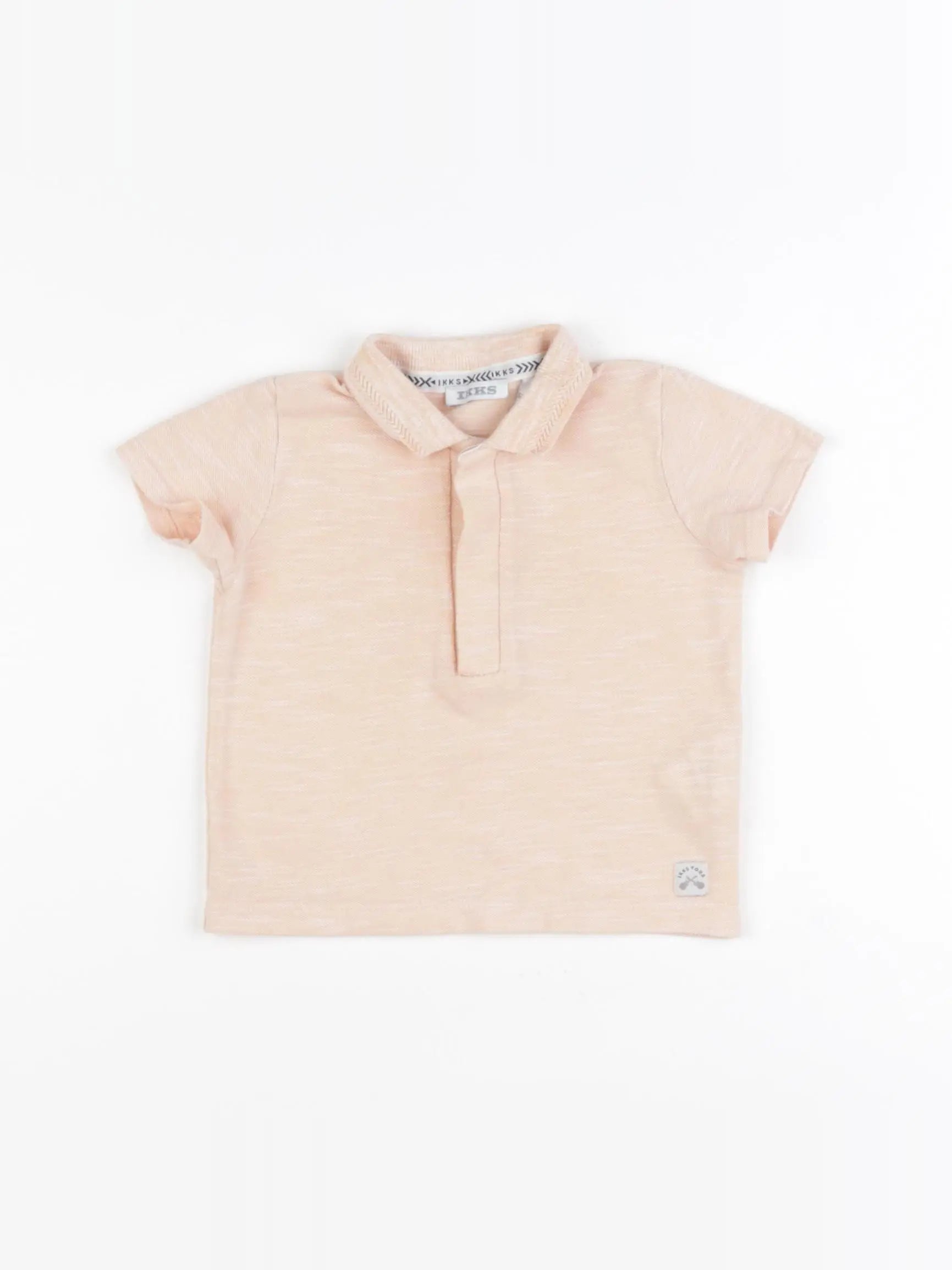 IKKS - polo imprimé au dos orange - 6 mois