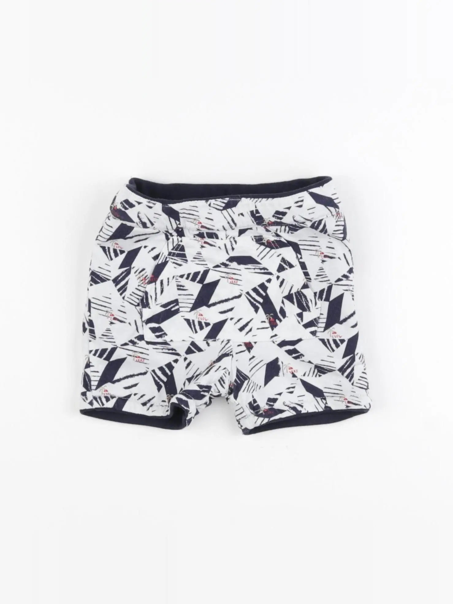 IKKS - short réversible bleu - 6 mois