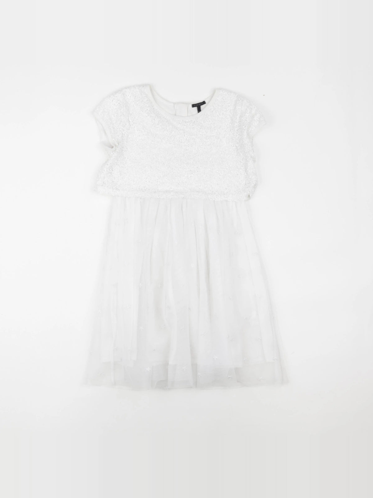 IKKS - robe blanc - 10 ans