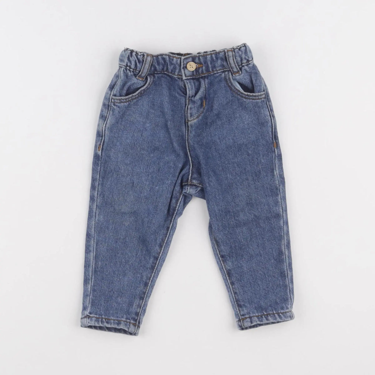 Vertbaudet - jean bleu - 6 mois