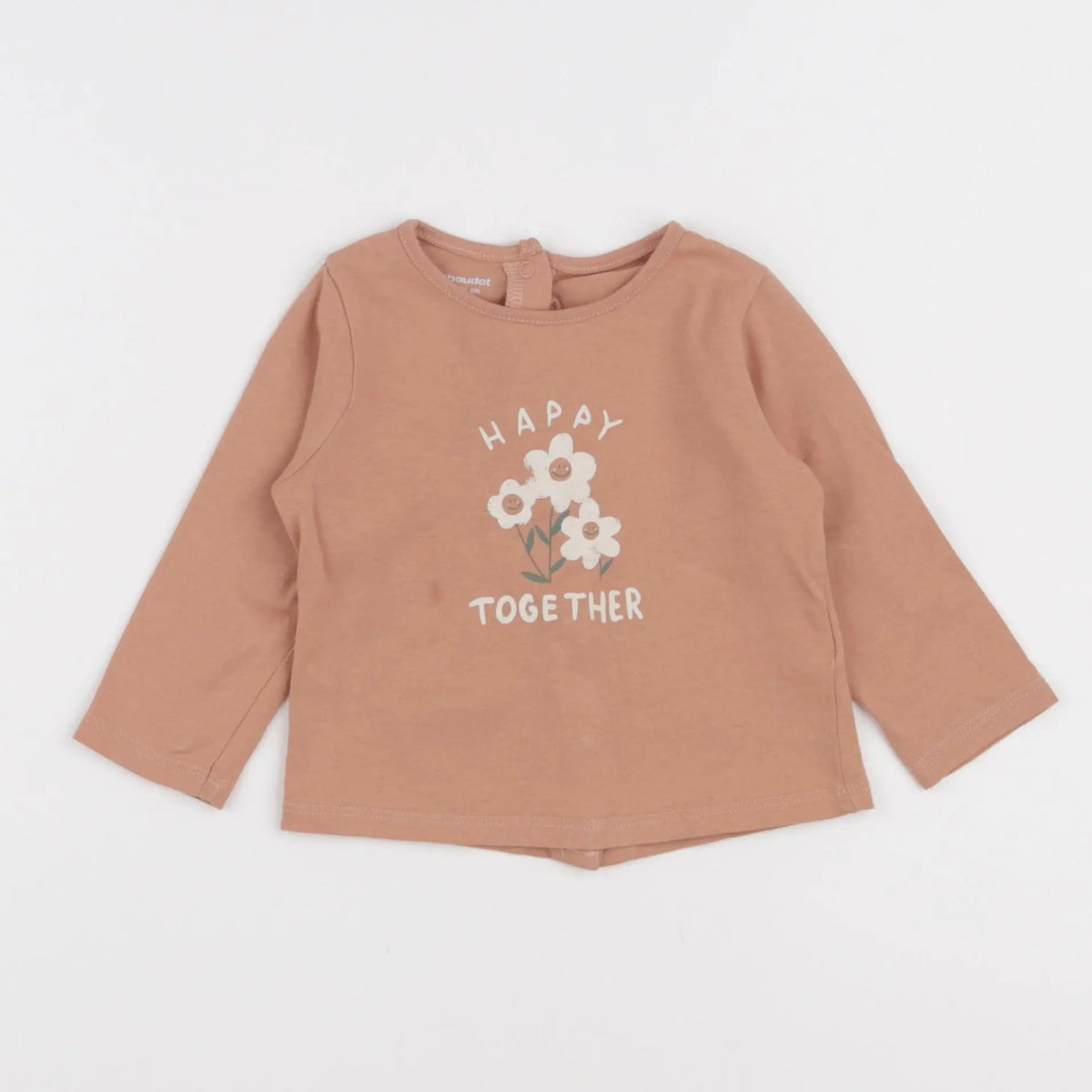 Vertbaudet - tee-shirt rose - 9 mois
