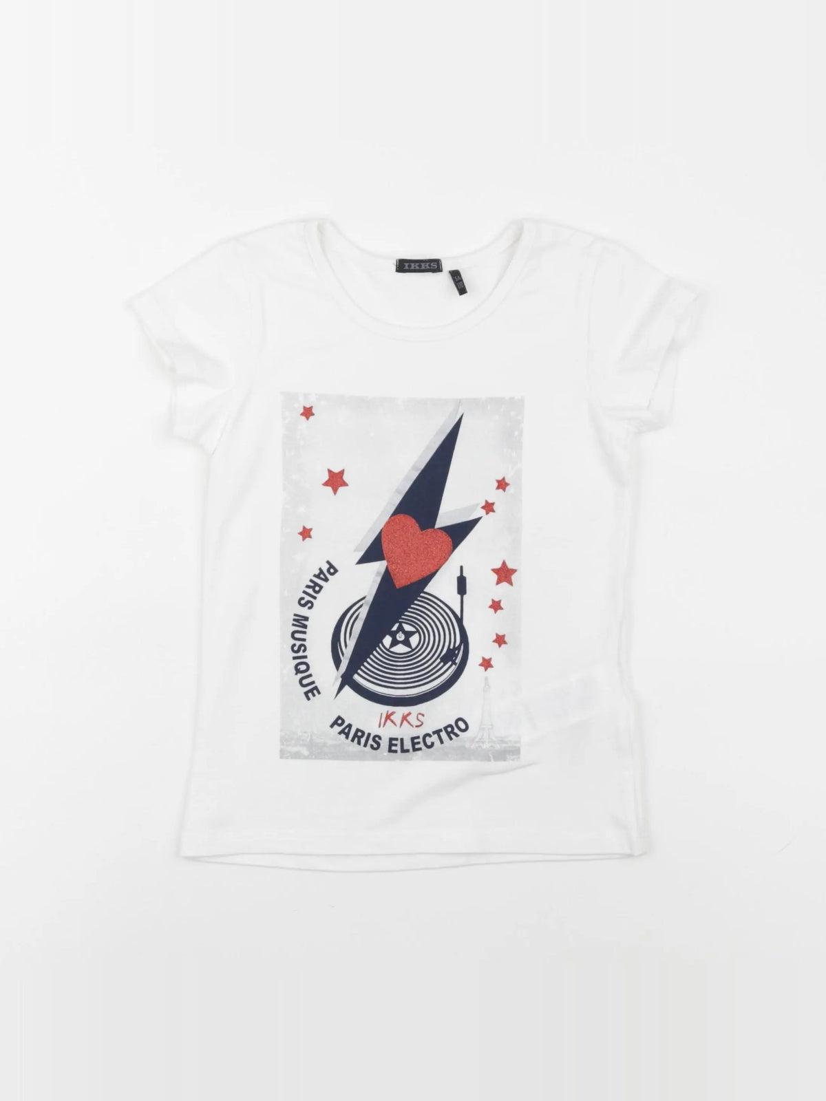 IKKS - tee-shirt blanc - 5 ans