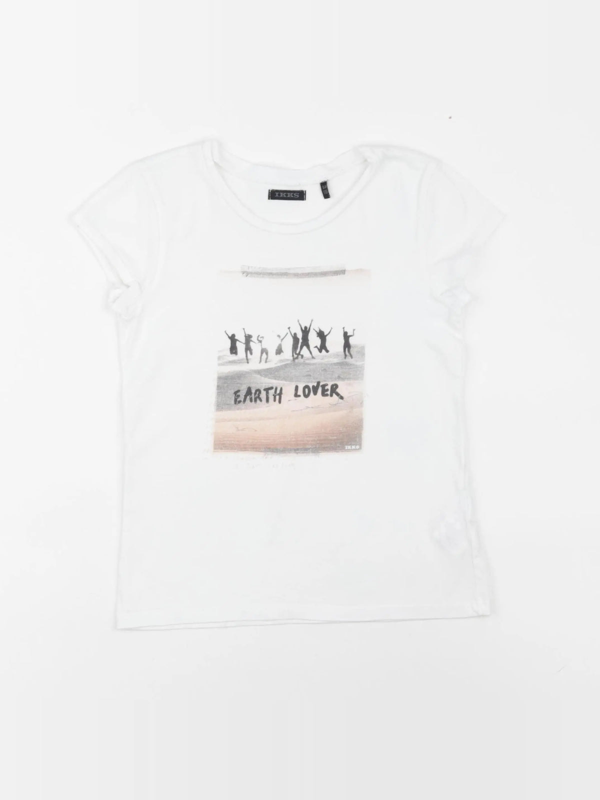 IKKS - tee-shirt blanc - 6 ans