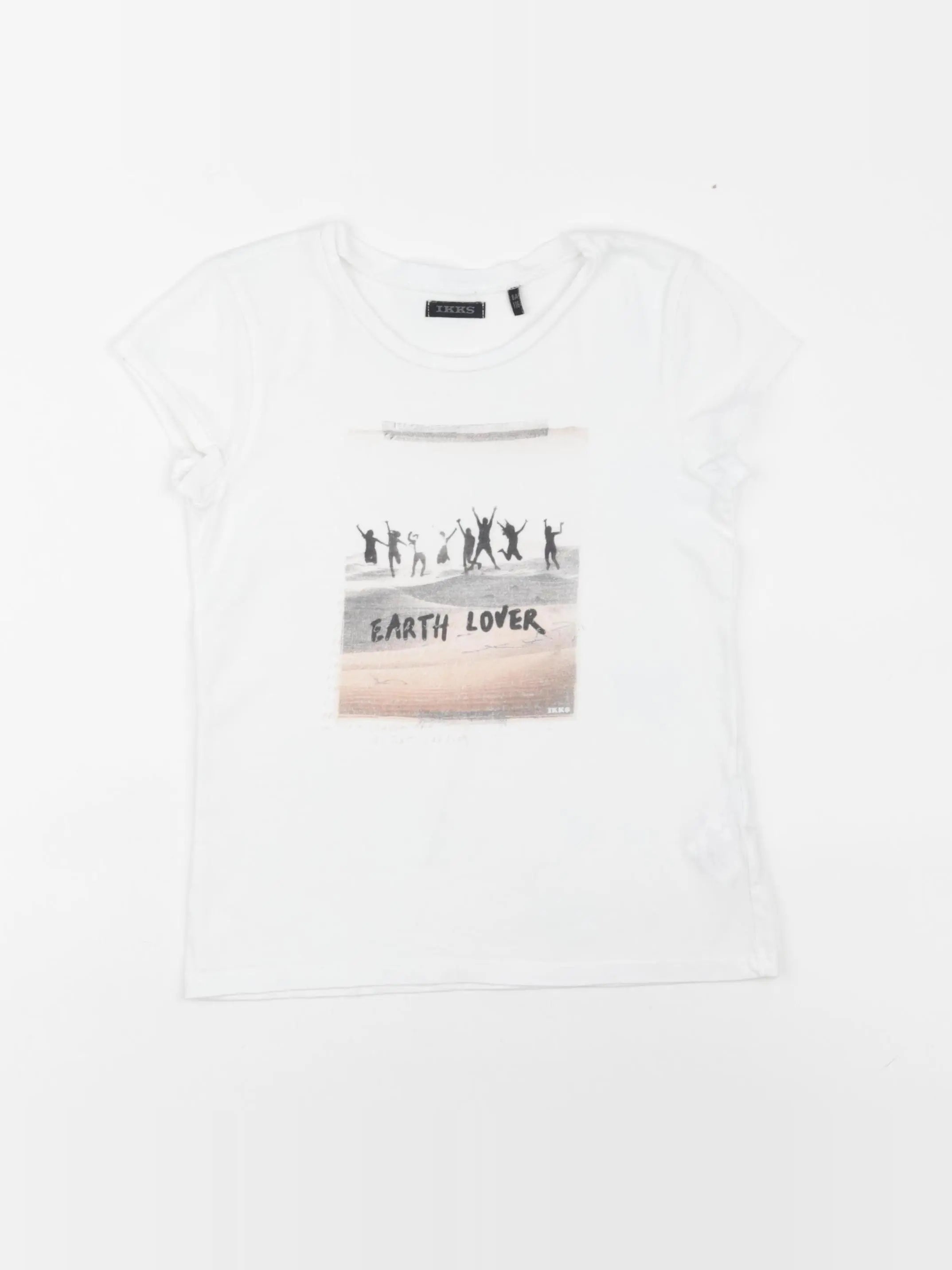 IKKS - tee-shirt blanc - 6 ans
