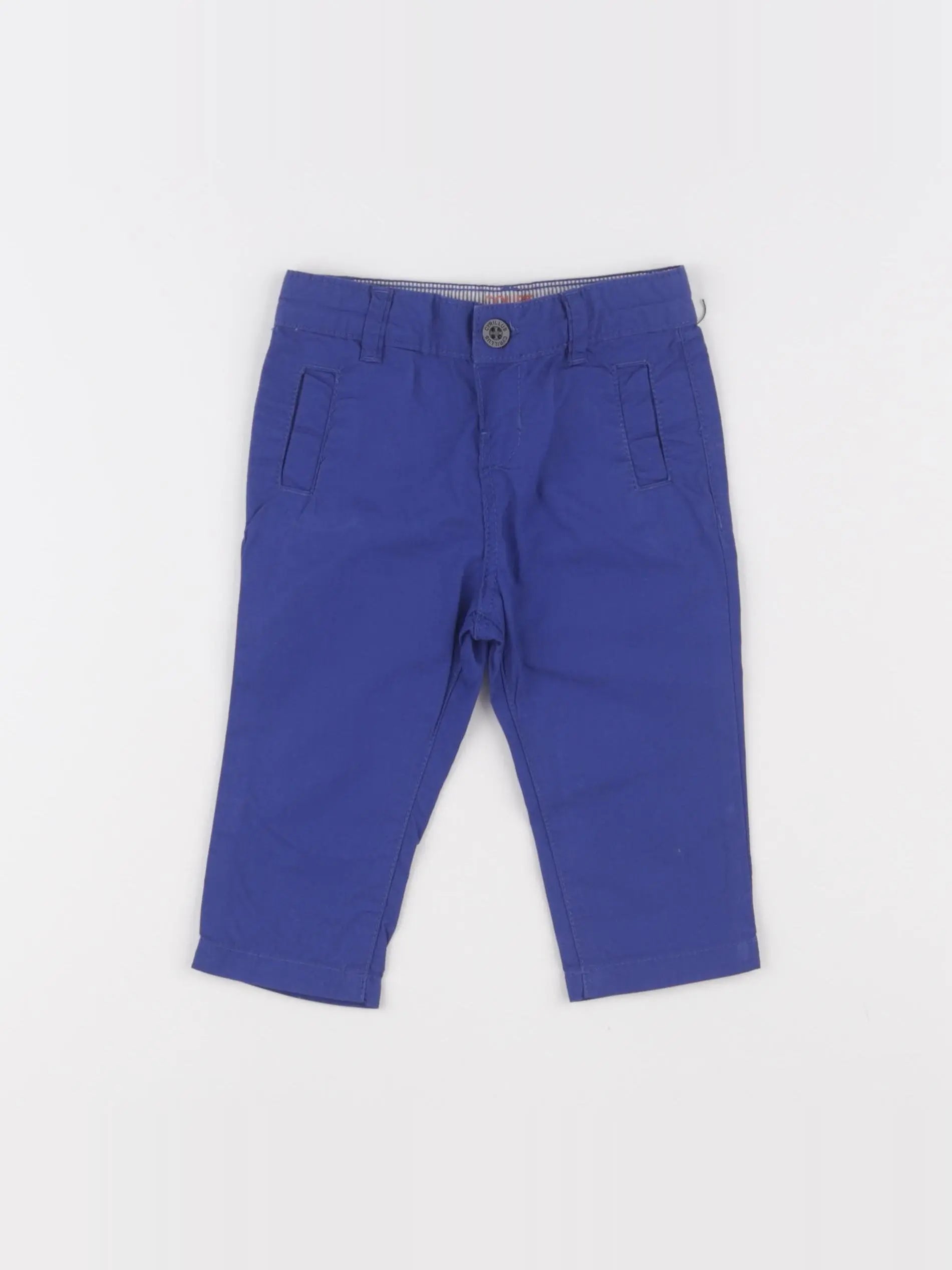 Cyrillus - pantalon bleu - 6 mois
