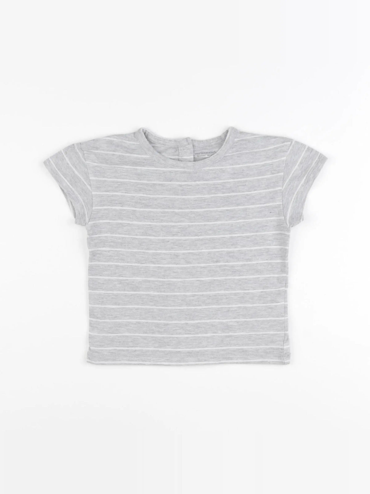 Vertbaudet - tee-shirt gris - 24 mois