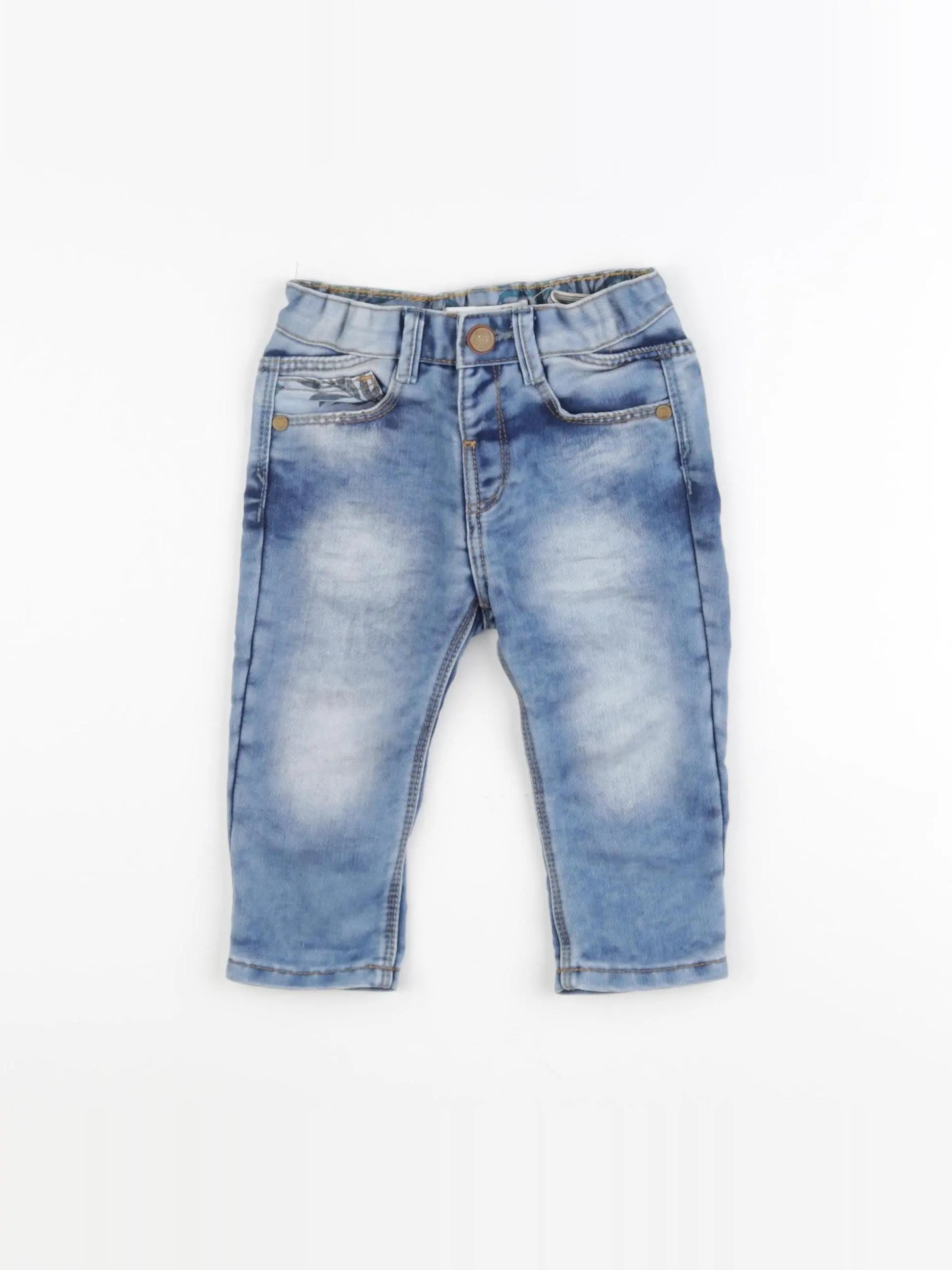 Zara - jean bleu - 6/9 mois