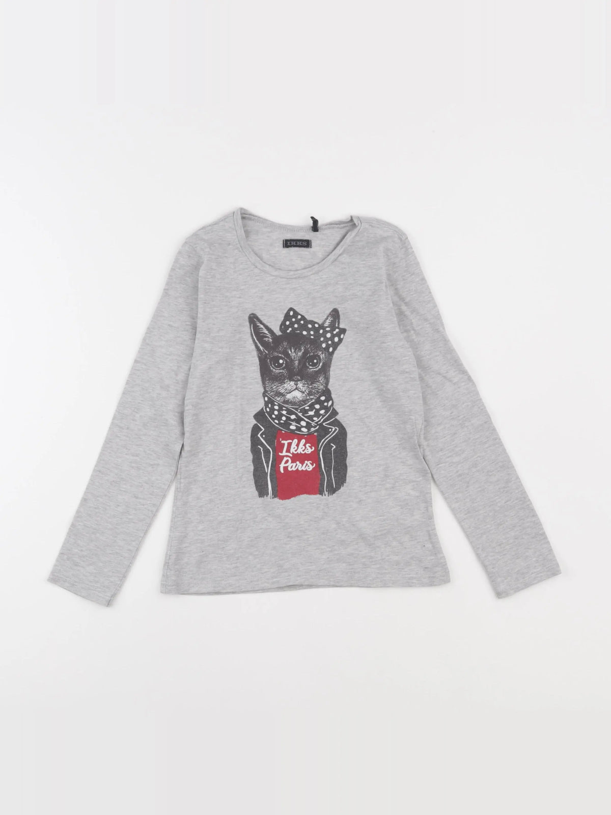 IKKS - tee-shirt gris - 6 ans