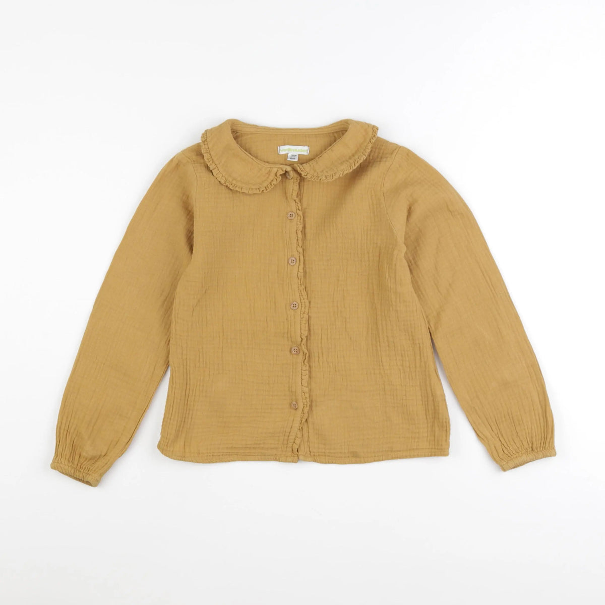 Vertbaudet - blouse jaune - 8 ans