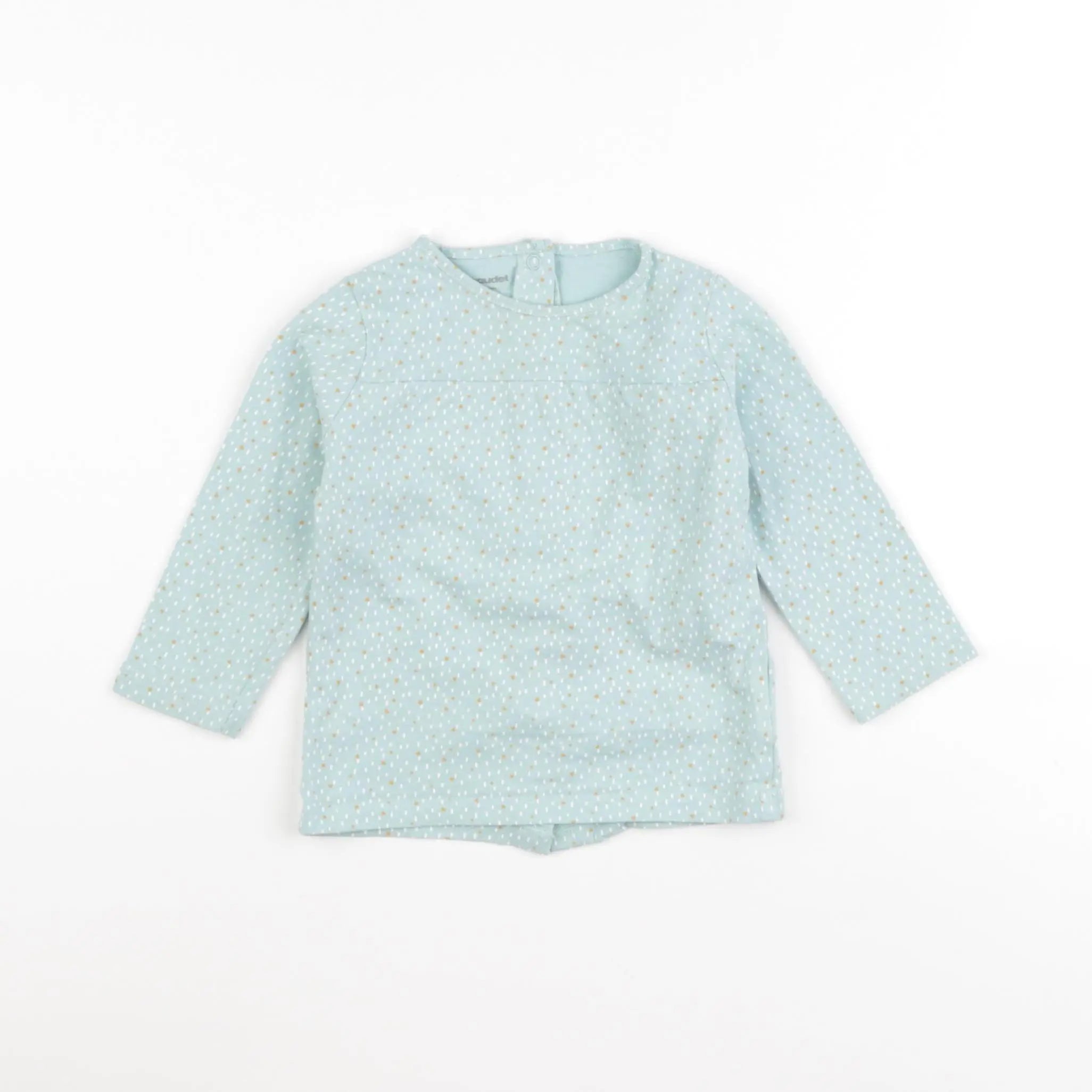 Vertbaudet - tee-shirt vert - 9 mois