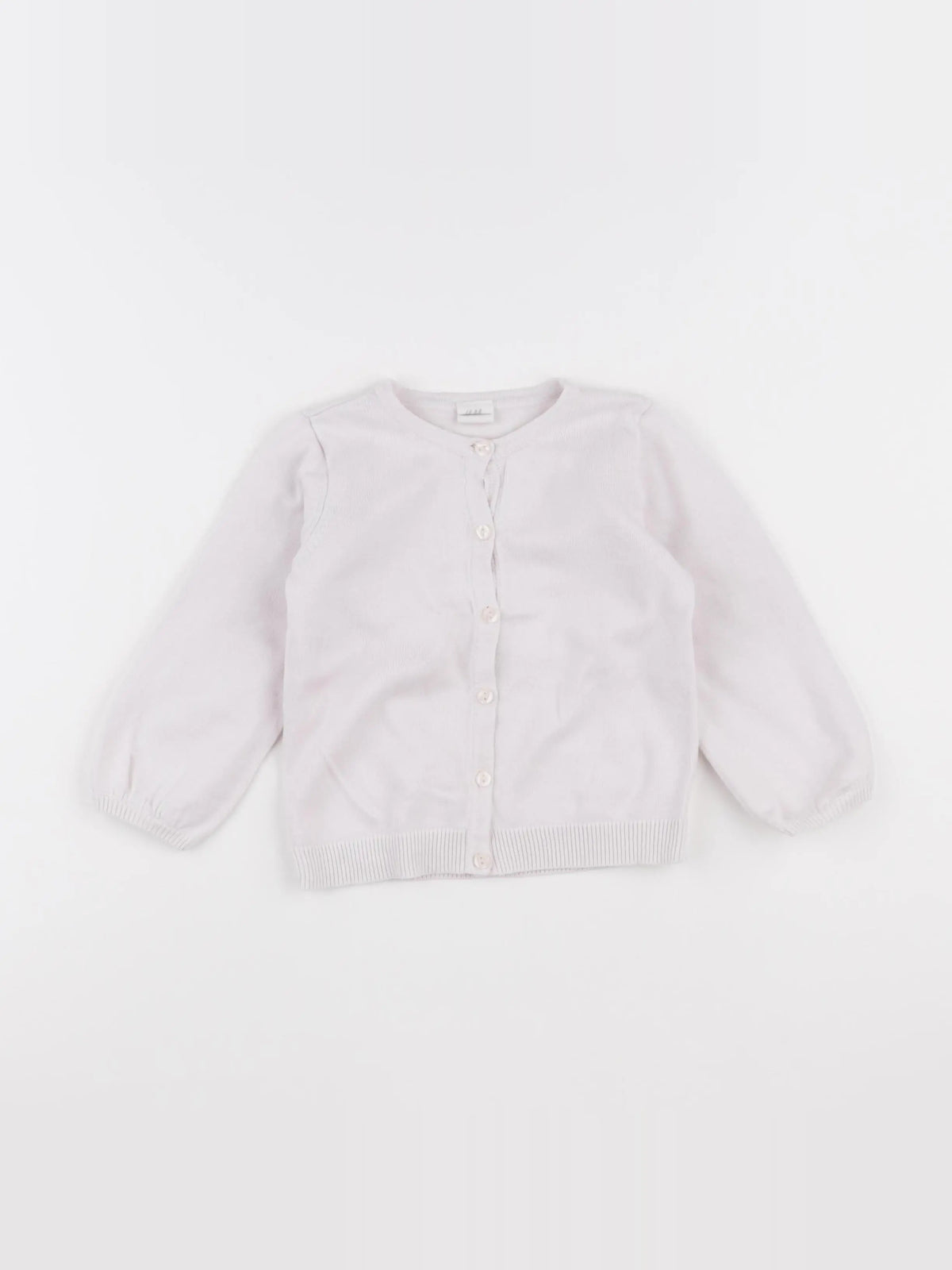 H&M - gilet rose - 12/18 mois