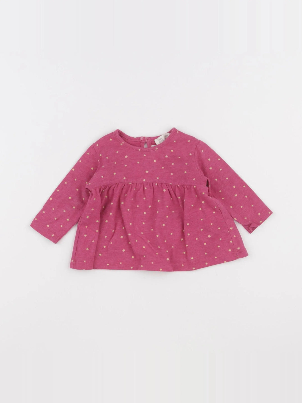 Zara - tee-shirt rose - 3/6 mois