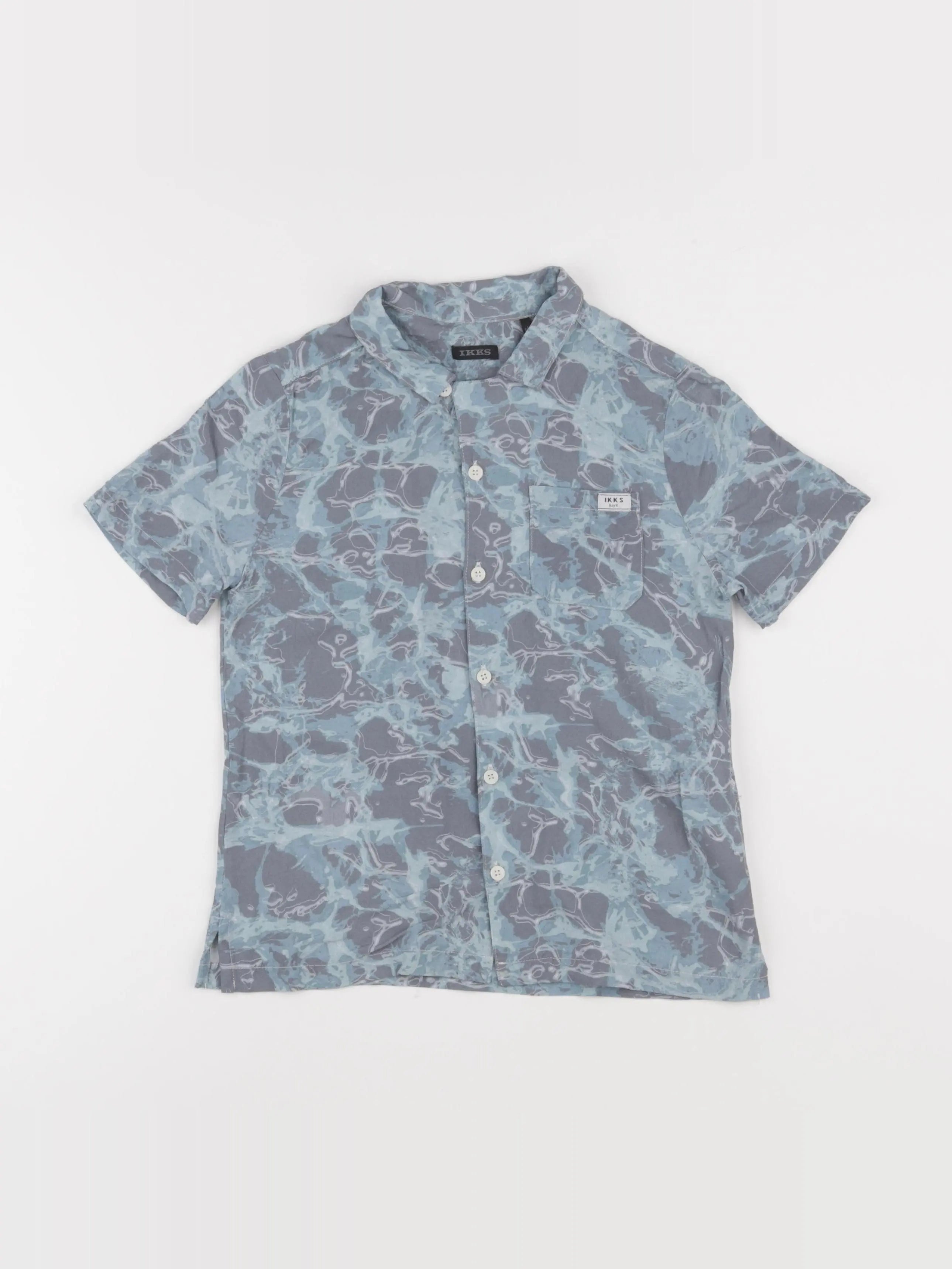 IKKS - chemise bleu - 8 ans