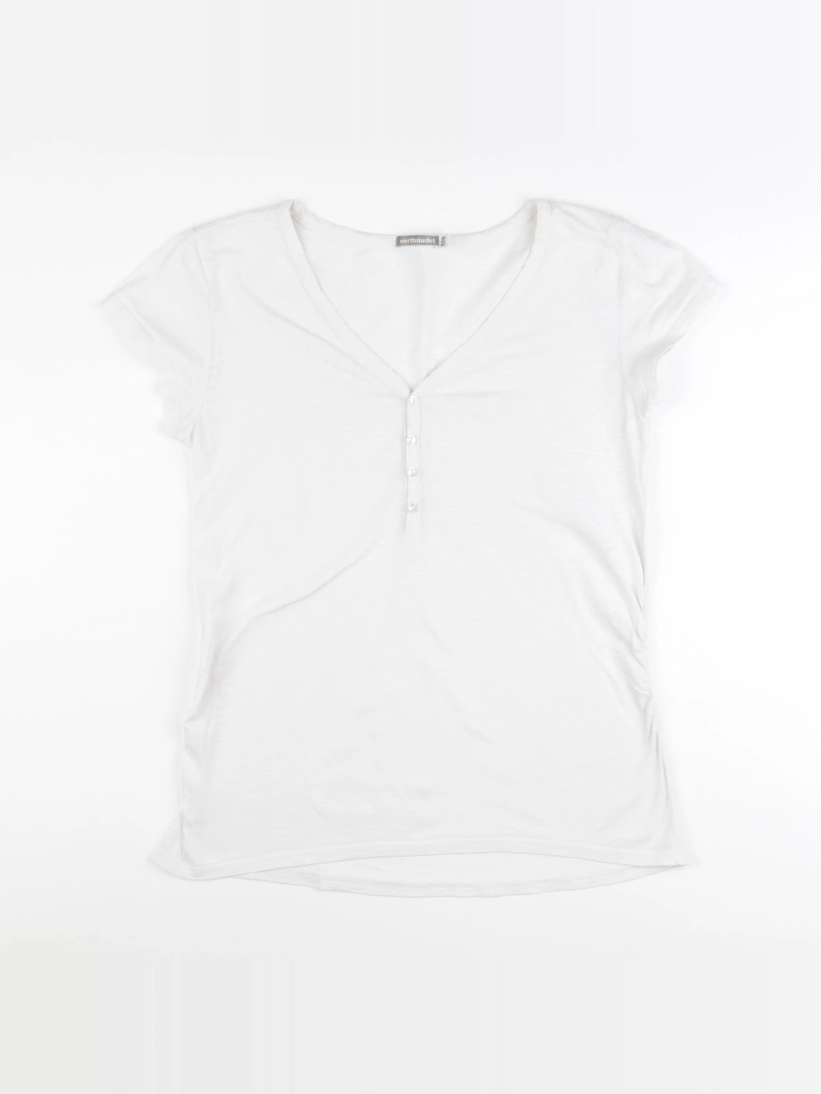 Vertbaudet - tee-shirt grossesse blanc - 38 à 40