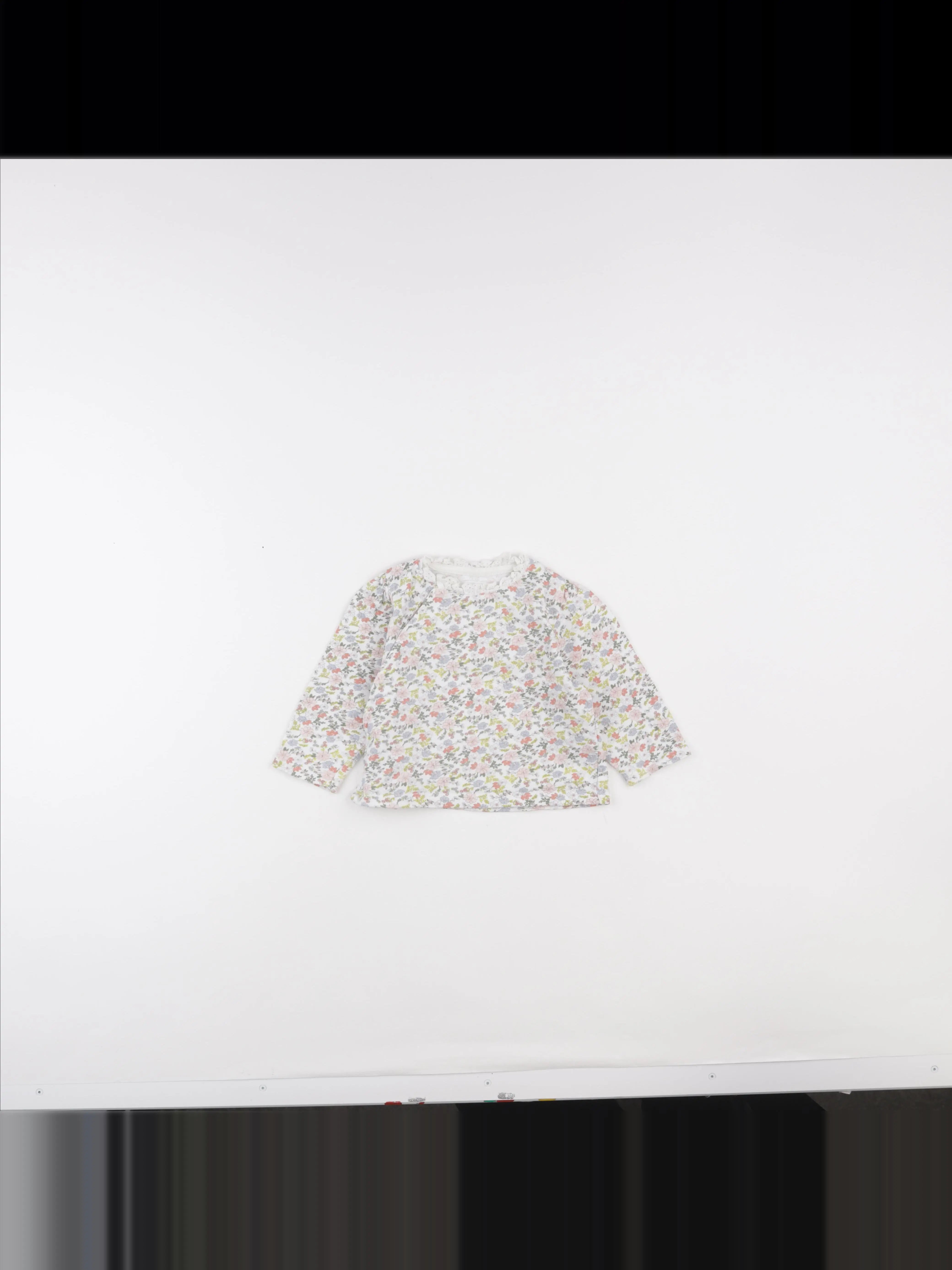 Vertbaudet - sweat blanc - 9 mois