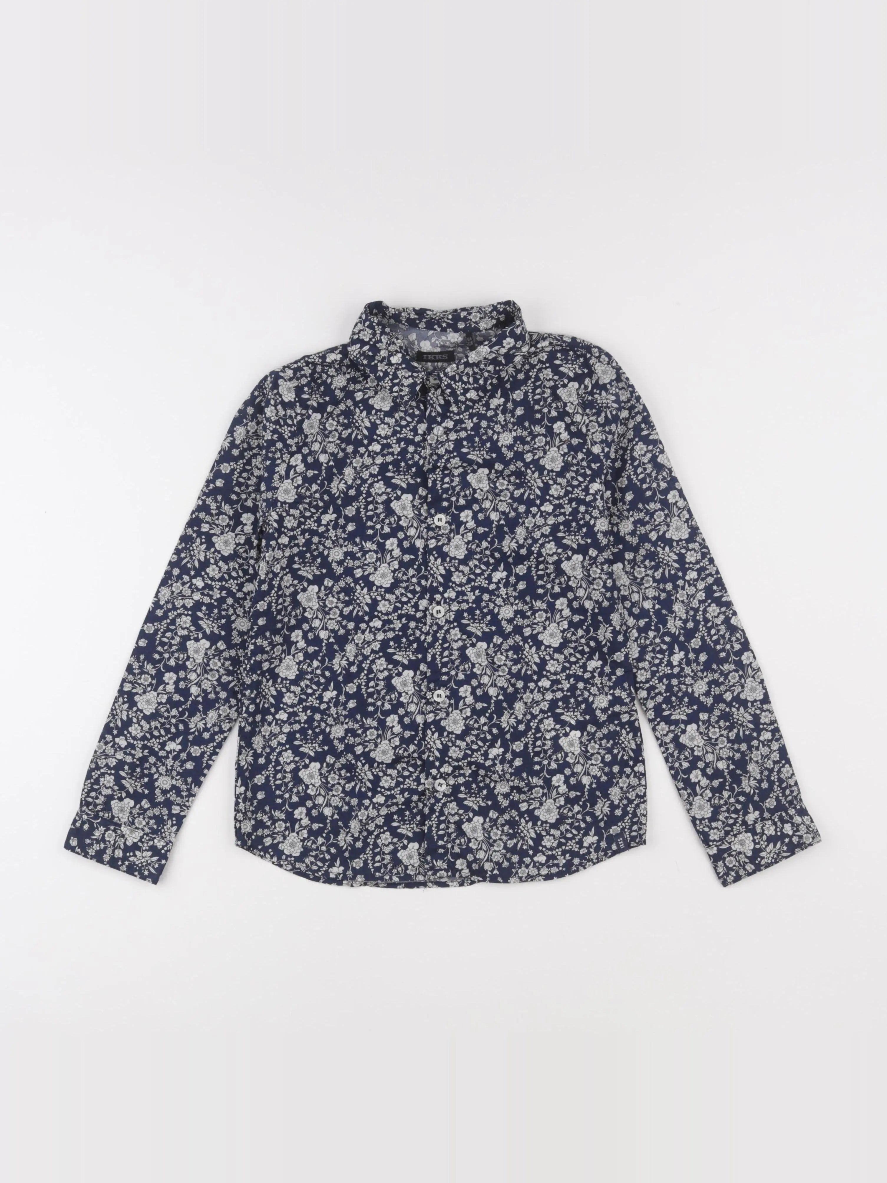 IKKS - chemise bleu - 8 ans