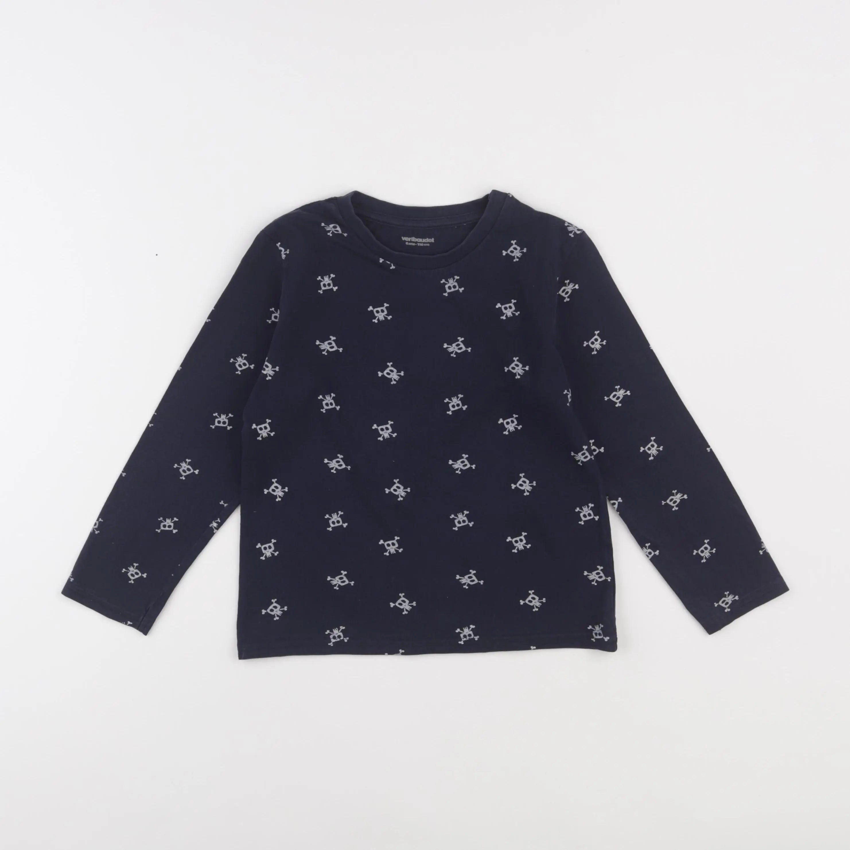 Vertbaudet - tee-shirt bleu - 6 ans
