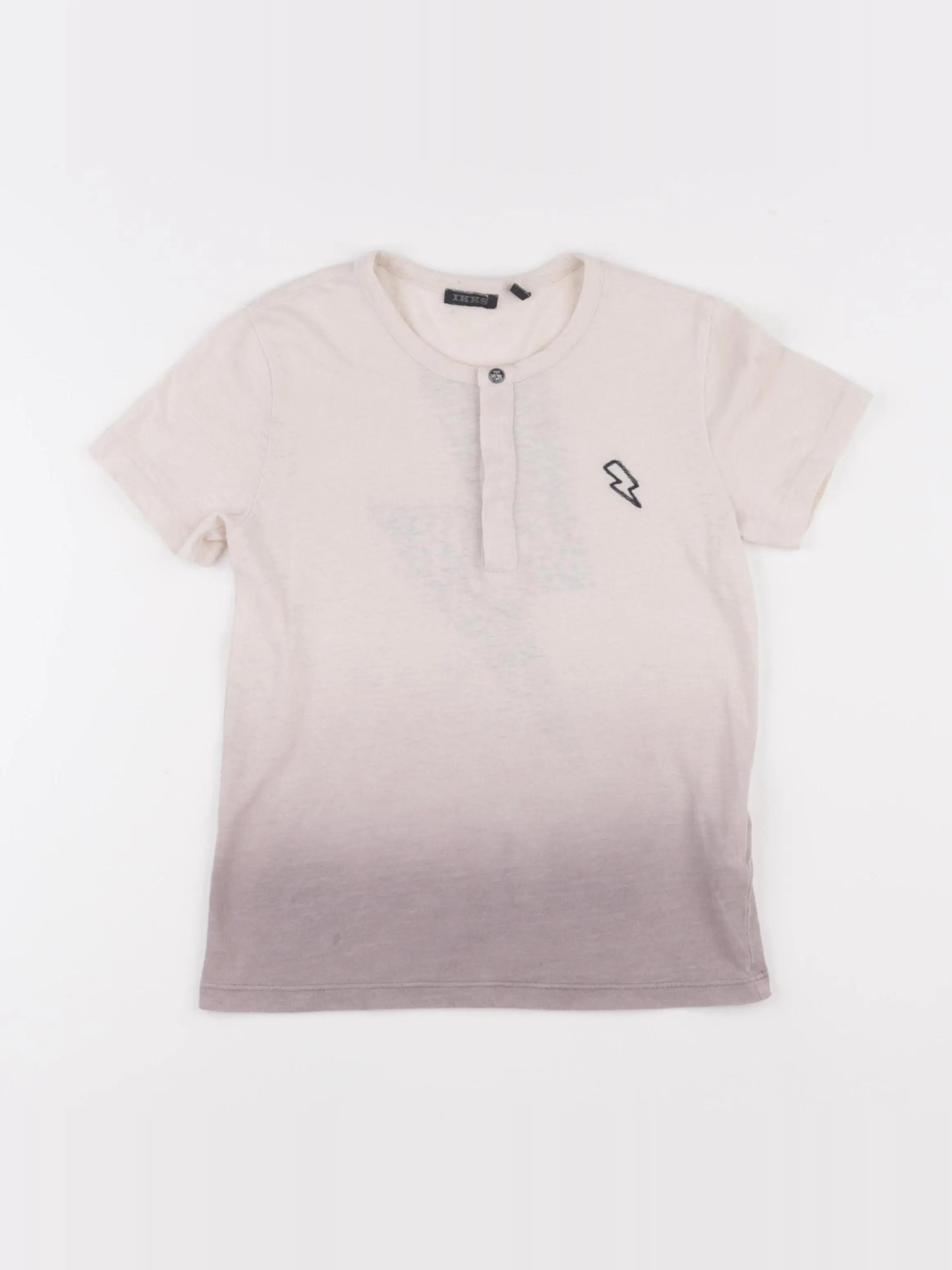 IKKS - tee-shirt beige - 6 ans