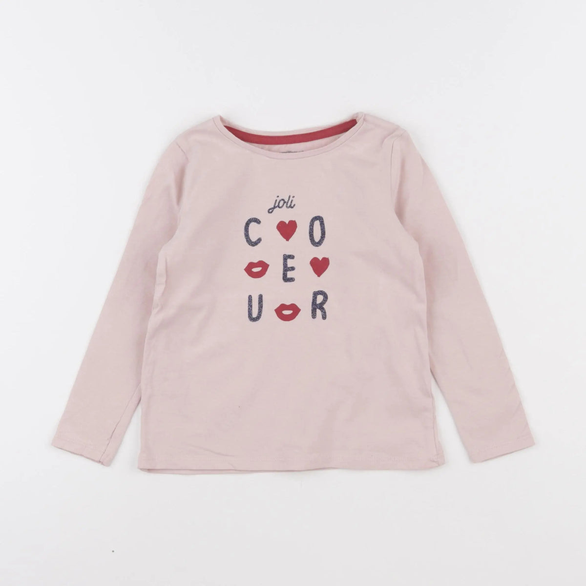 Vertbaudet - tee-shirt rose - 4 ans