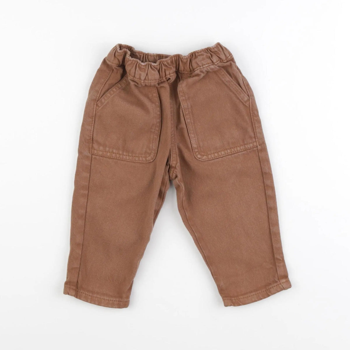 Vertbaudet - jean marron - 9 mois