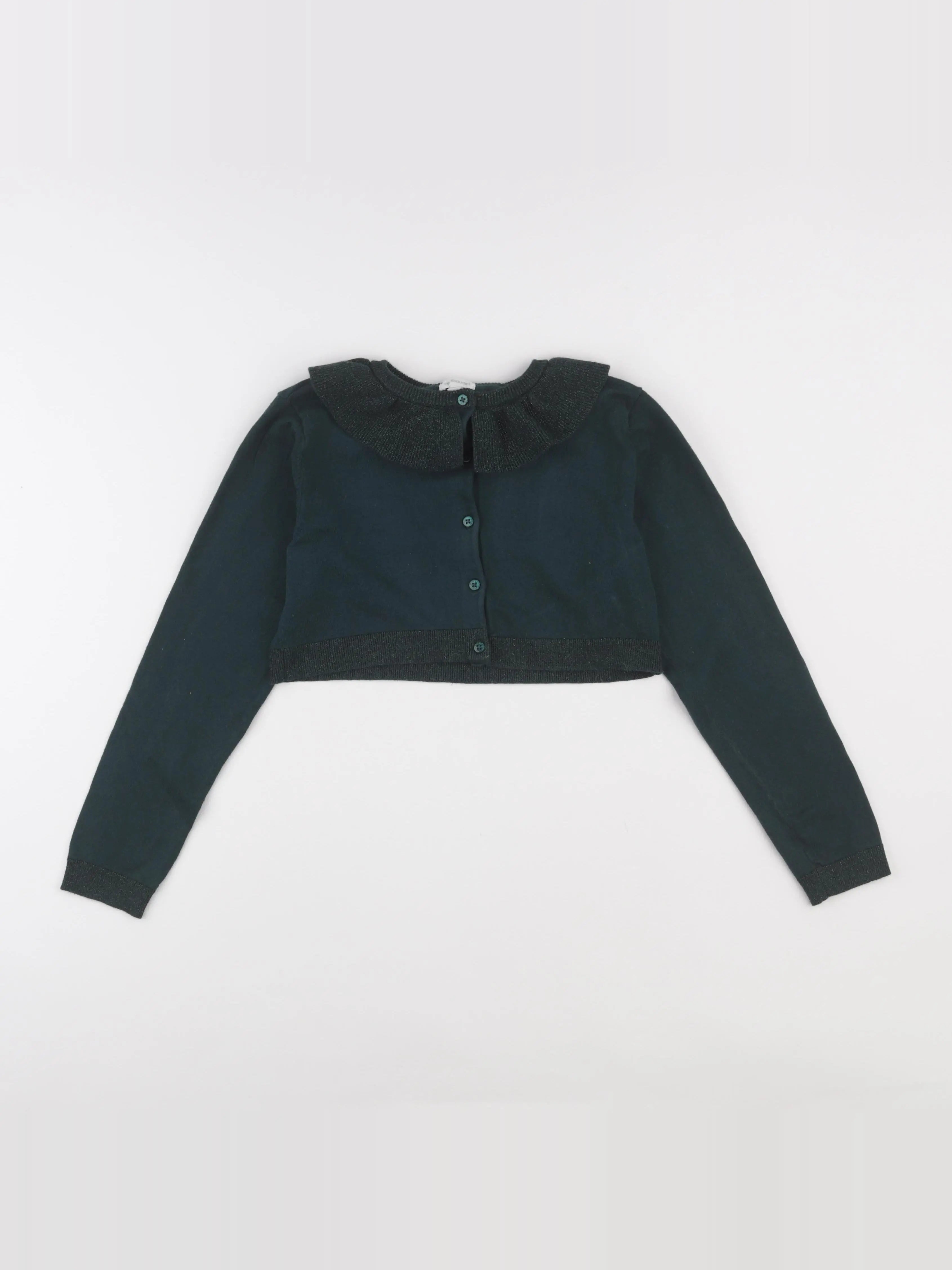 Vertbaudet - gilet vert - 10 ans
