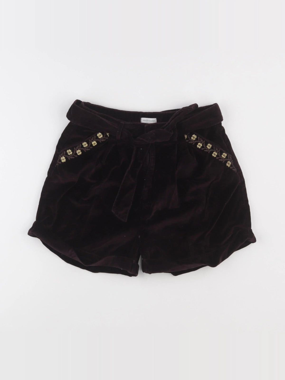 Vertbaudet - short violet - 12 ans