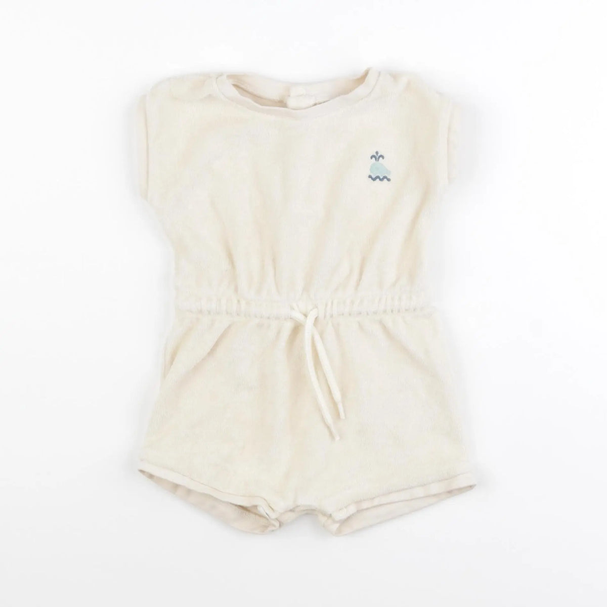 Vertbaudet - combinaison beige - 9 mois