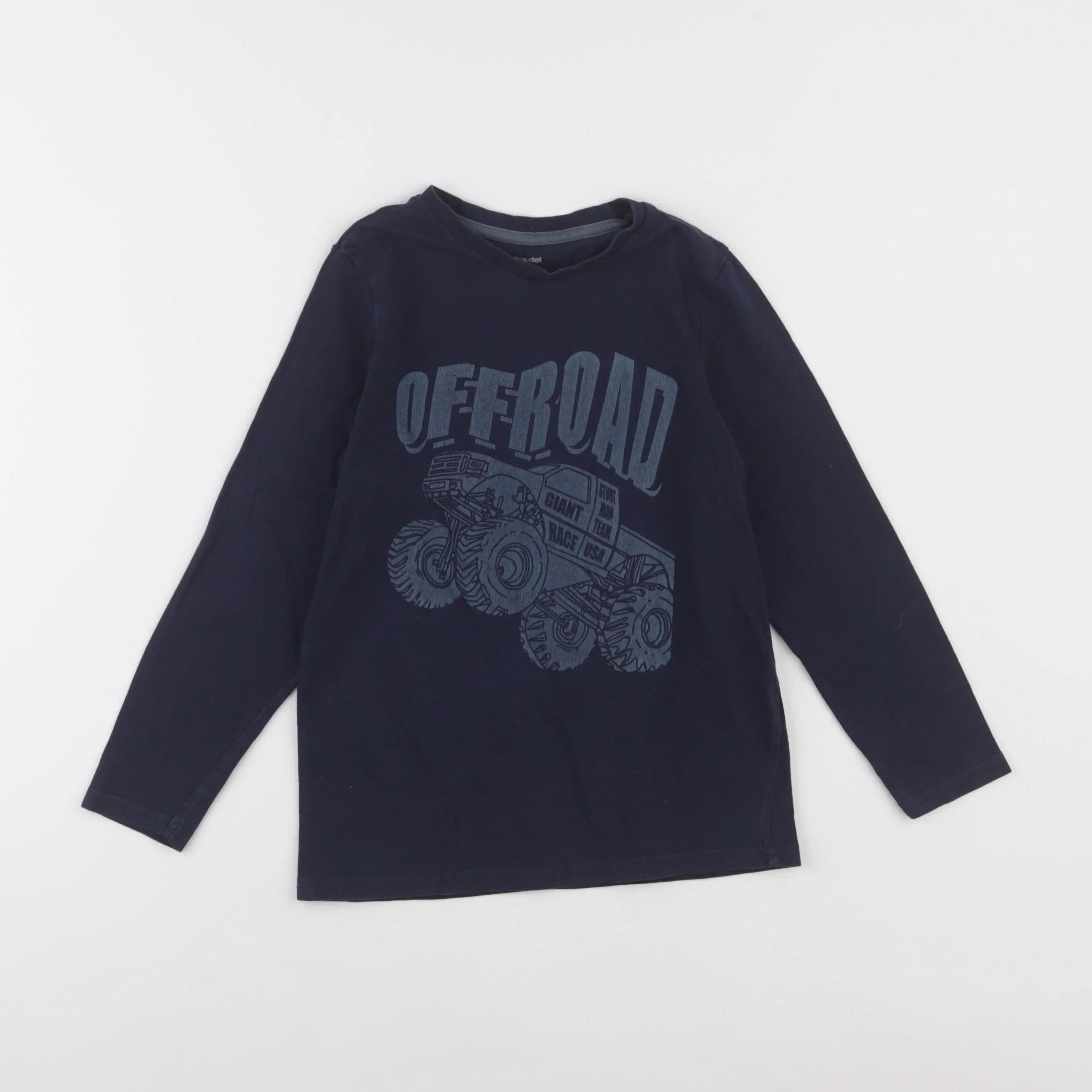 Vertbaudet - tee-shirt bleu - 8 ans