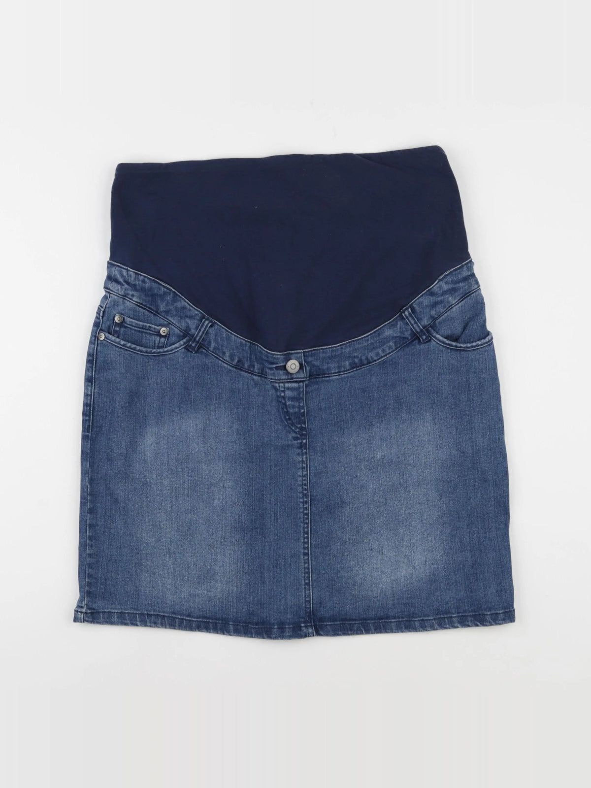 Vertbaudet - jupe grossesse bleu - 44