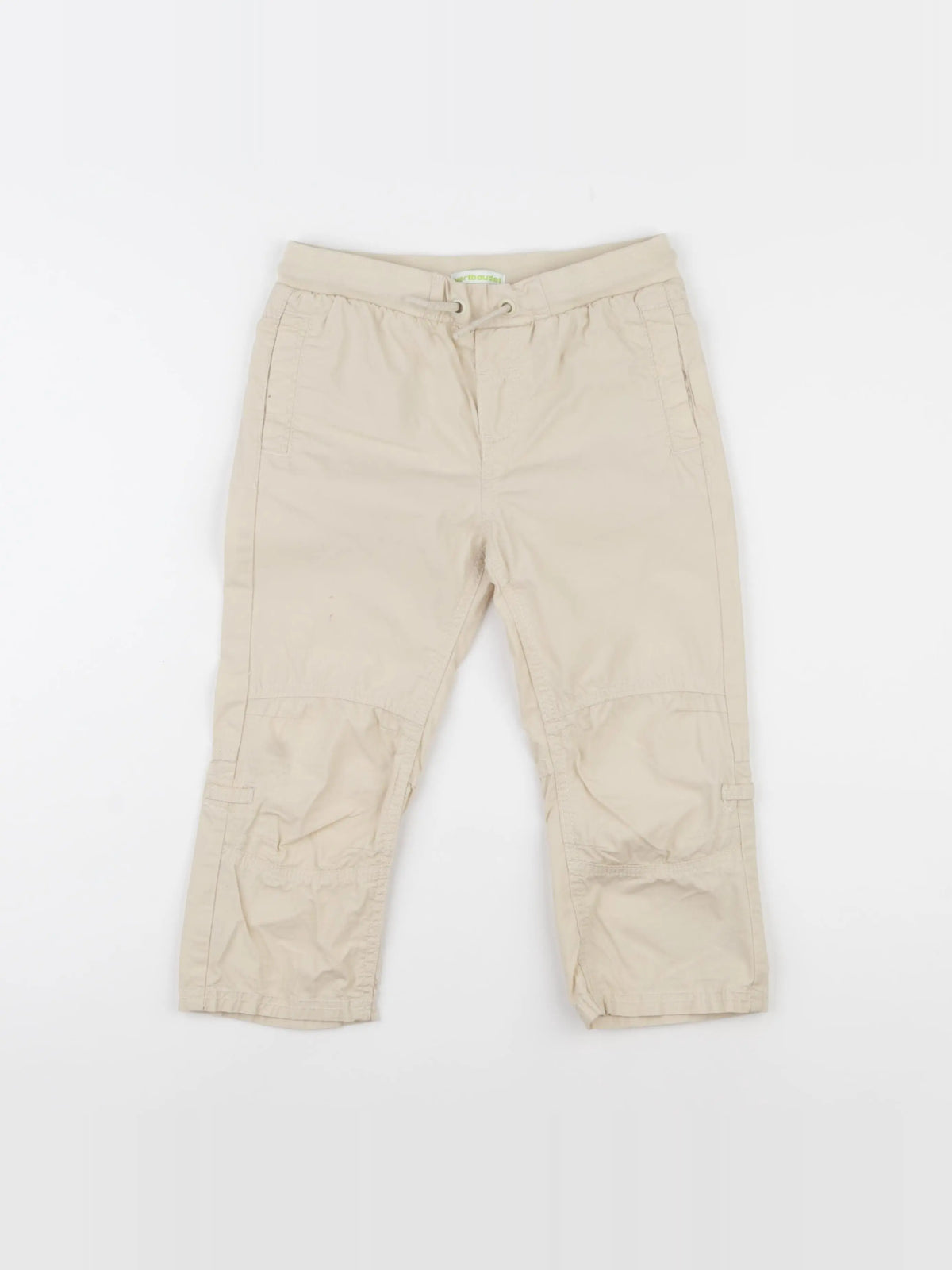 Vertbaudet - pantacourt beige - 7 ans