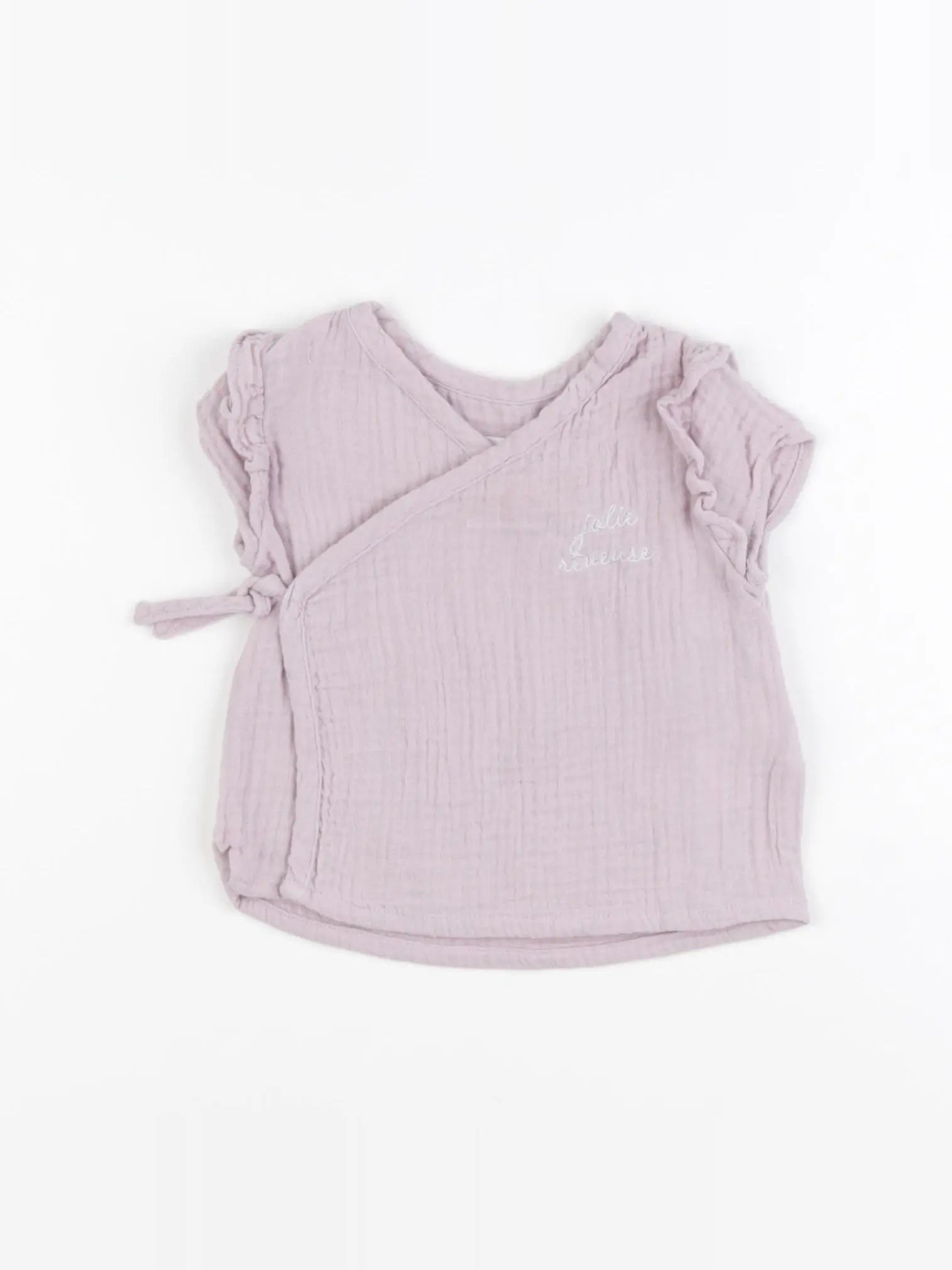 Vertbaudet - tee-shirt rose - 6 mois