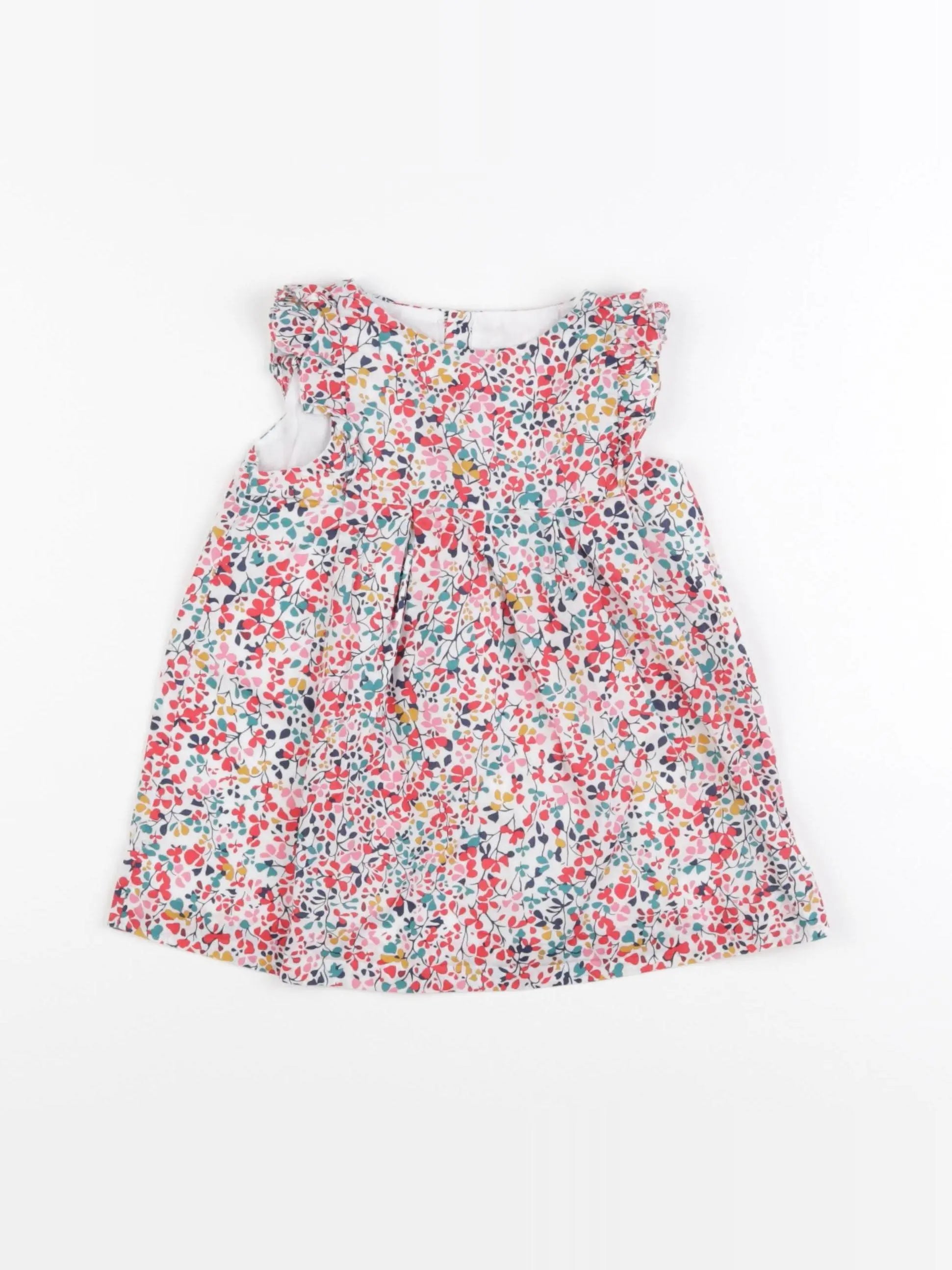 Jacadi - robe liberty multicolore - 12 mois