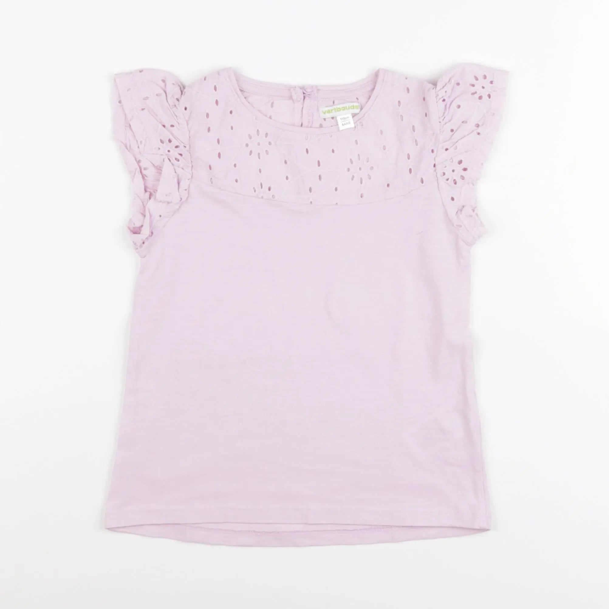 Vertbaudet - tee-shirt violet - 6 ans