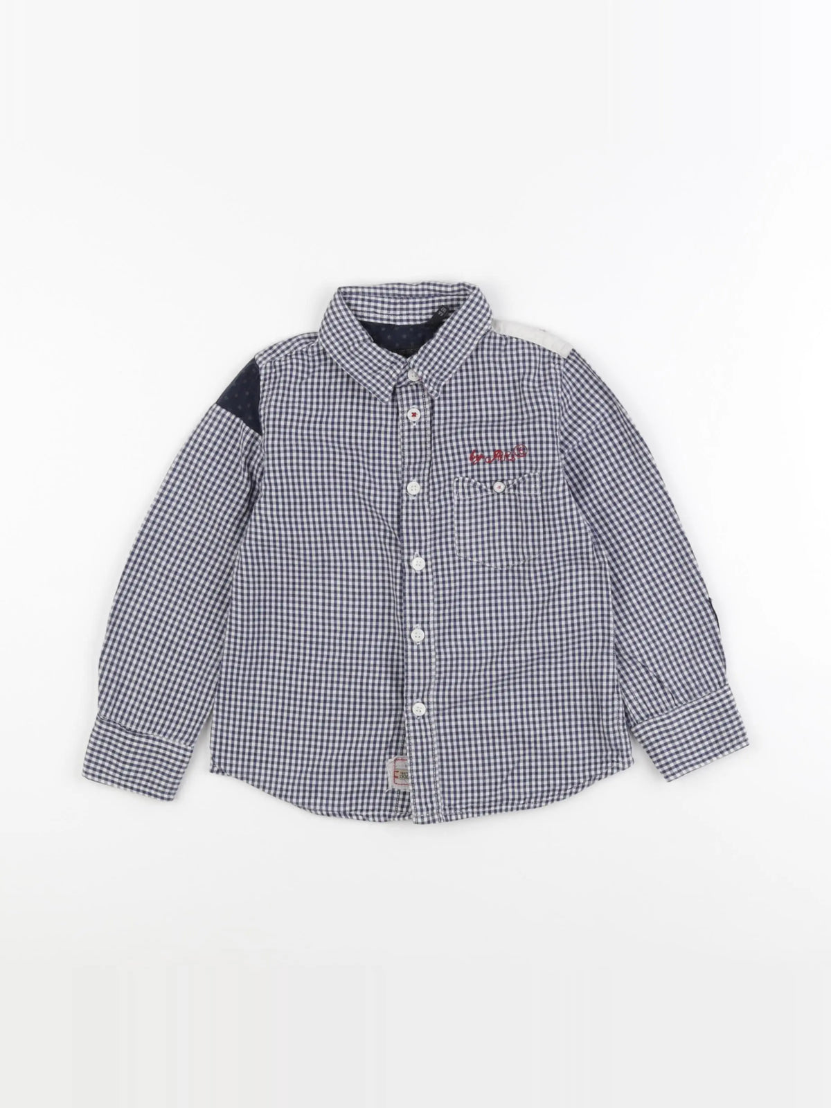 IKKS - chemise blanc, bleu - 4 ans